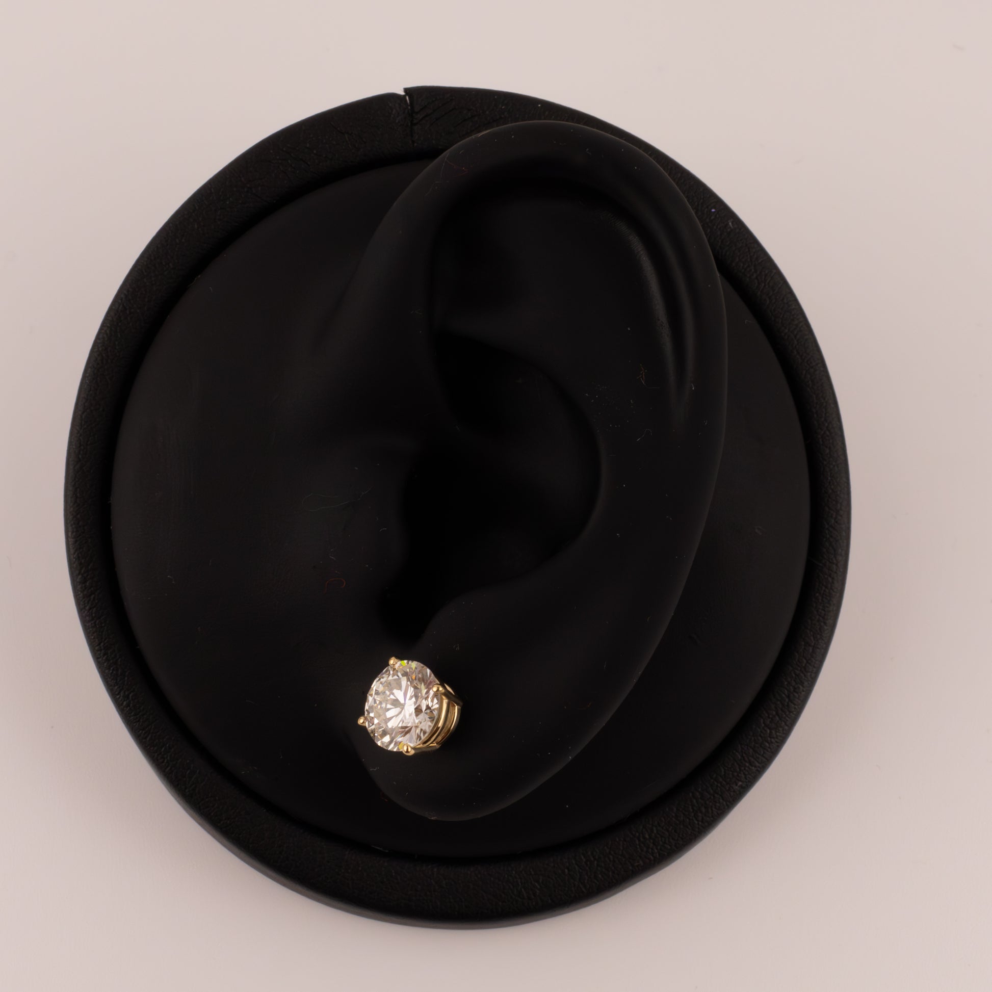 14KYG Lab Grown Diamonds 3.0cttw Basket Stud Earrings