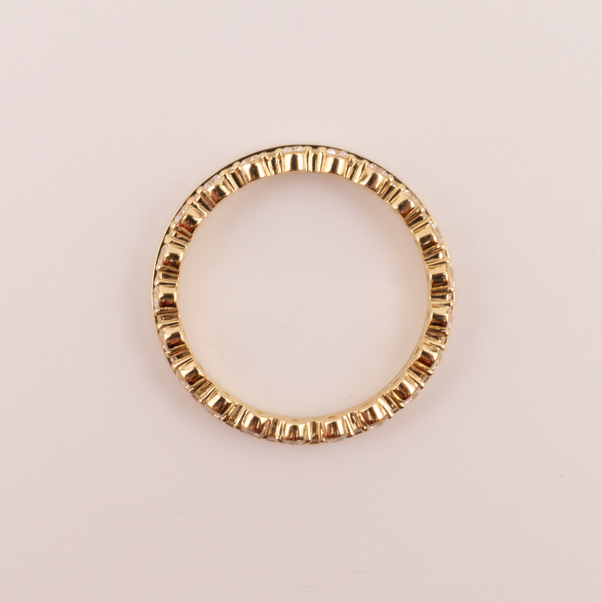 14KYG Stackable Eternity Diamond Band