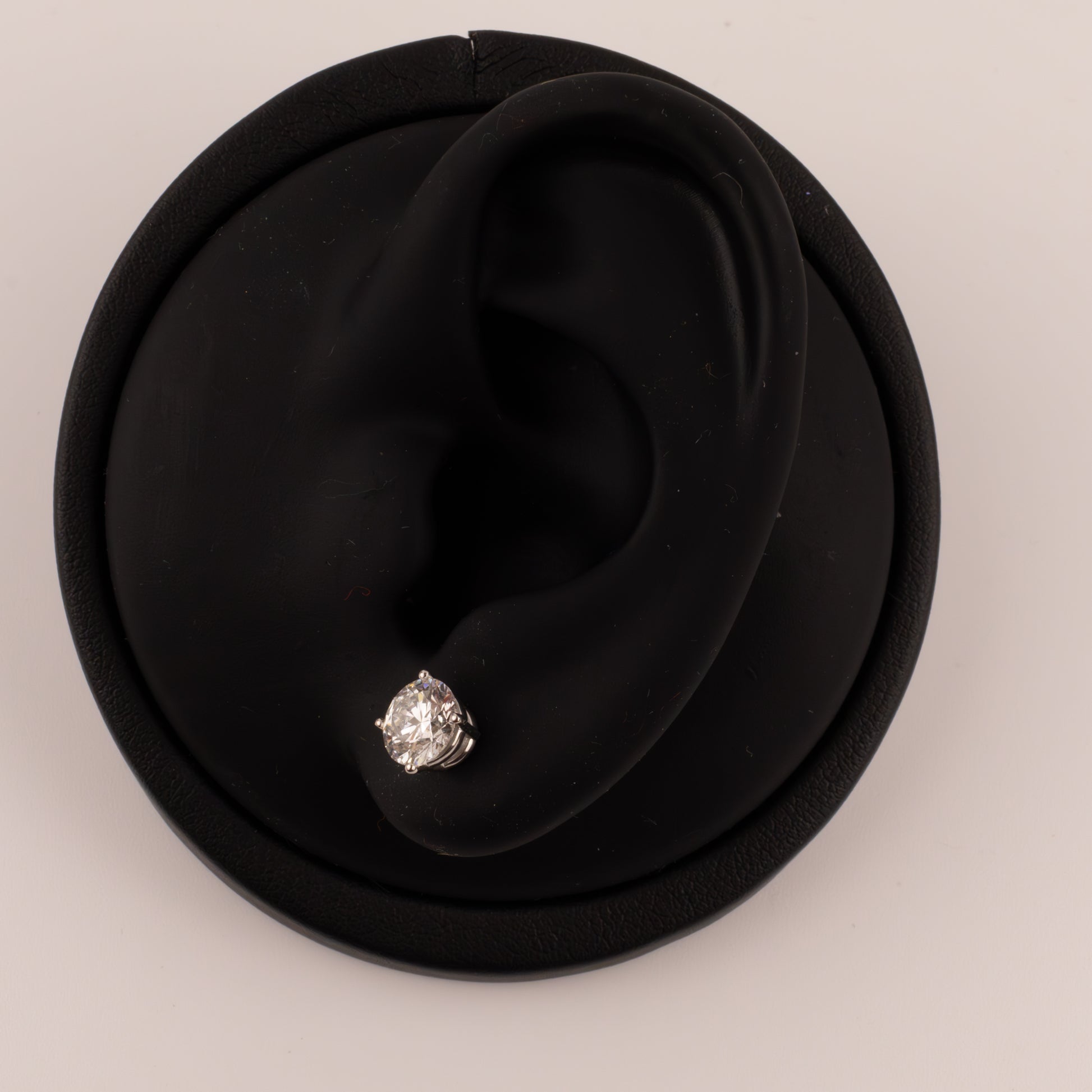 14KWG Lab Grown Diamond 2.00cttw Basket Set Stud Earrings