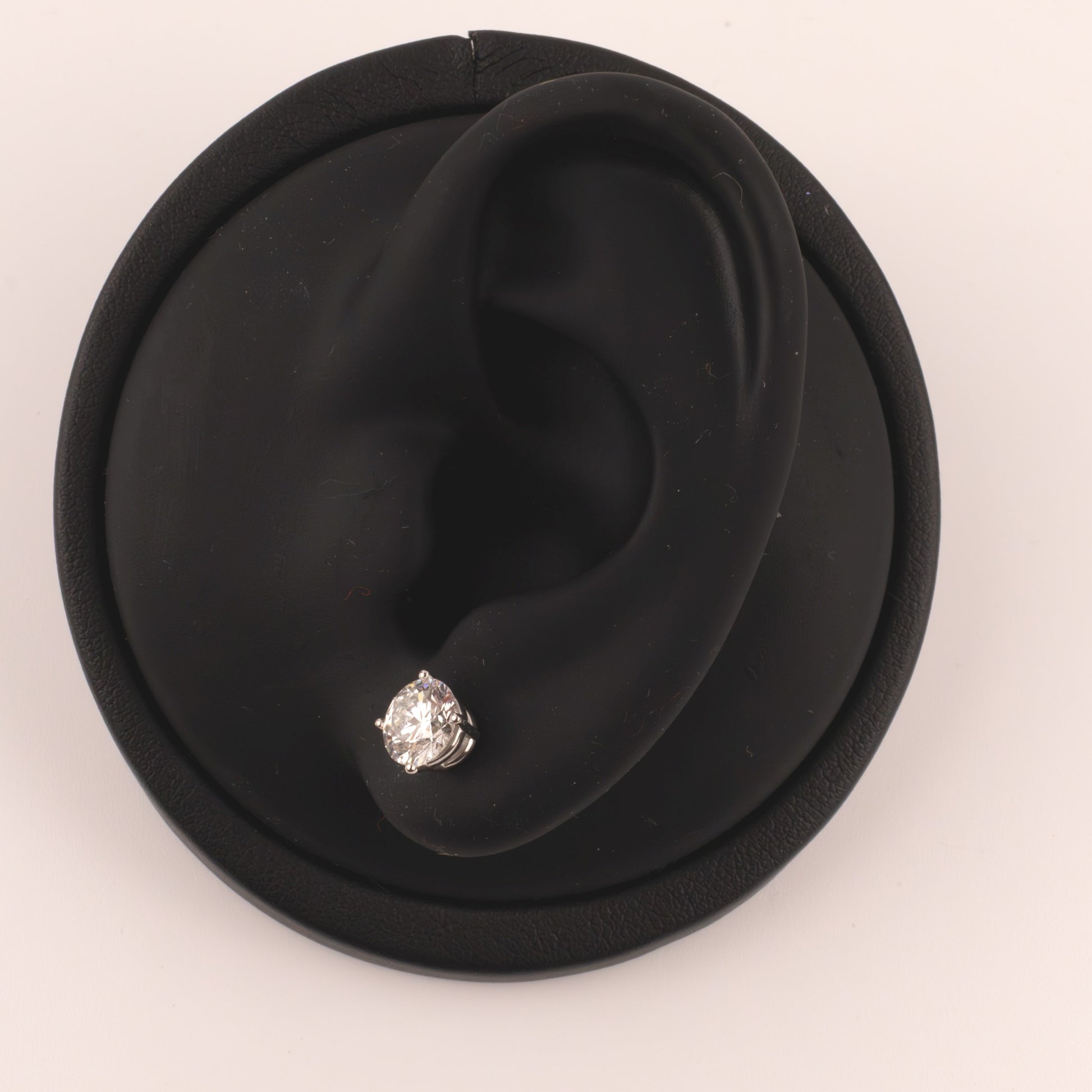 14KWG Lab Grown Diamond 2.00cttw Basket Set Stud Earrings