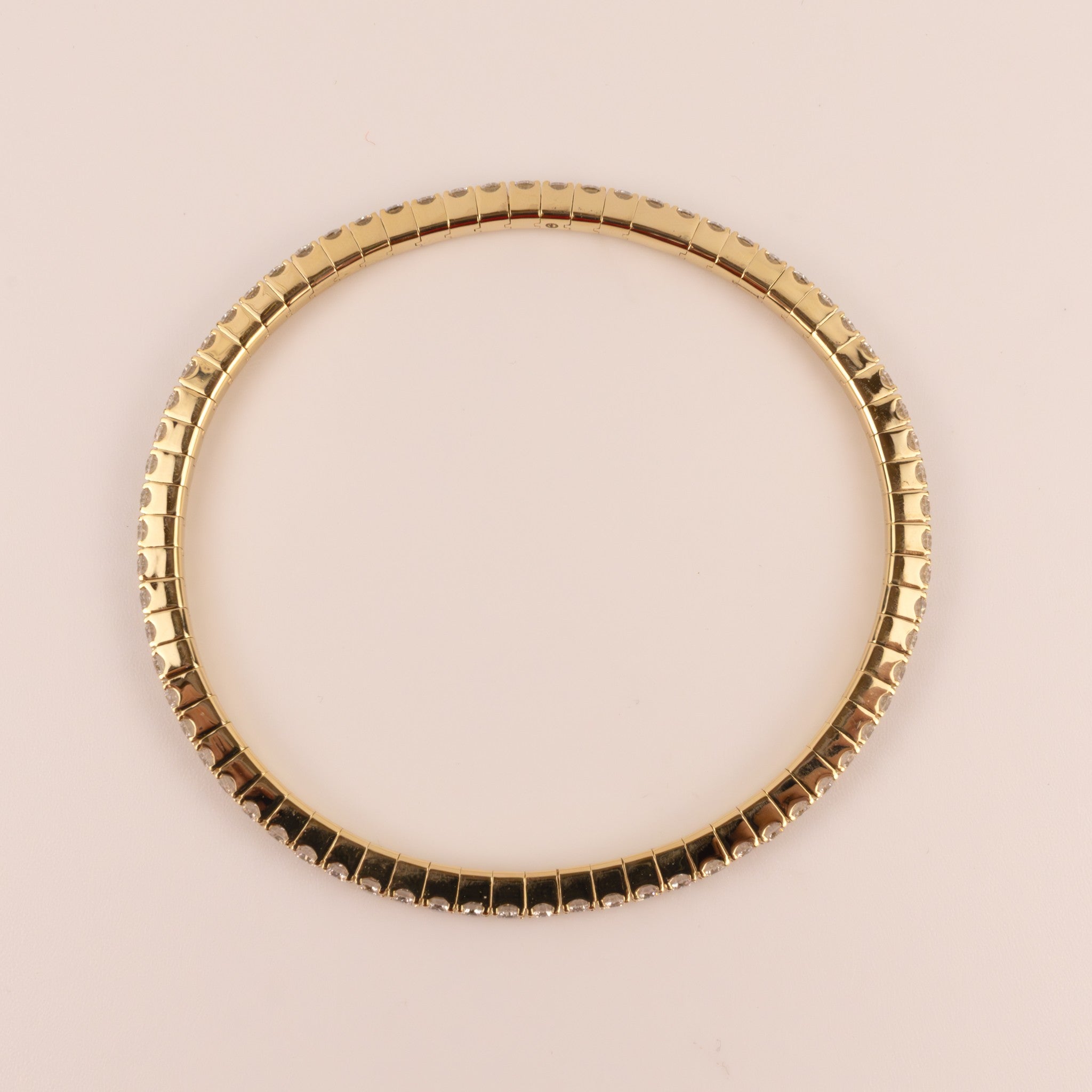 14KYG Lab Grown Diamond Stretch Bracelet