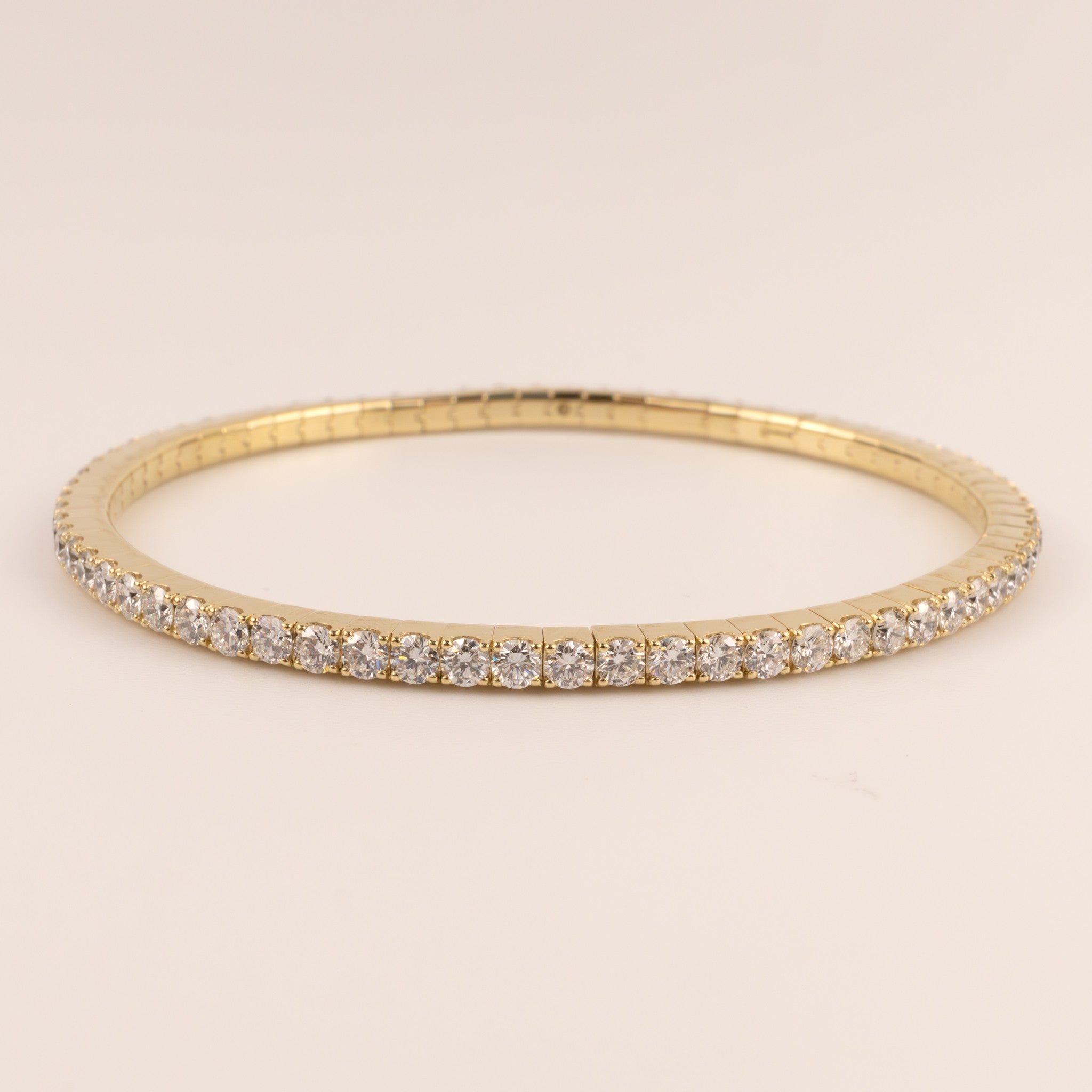 14KYG Lab Grown Diamond Stretch Bracelet