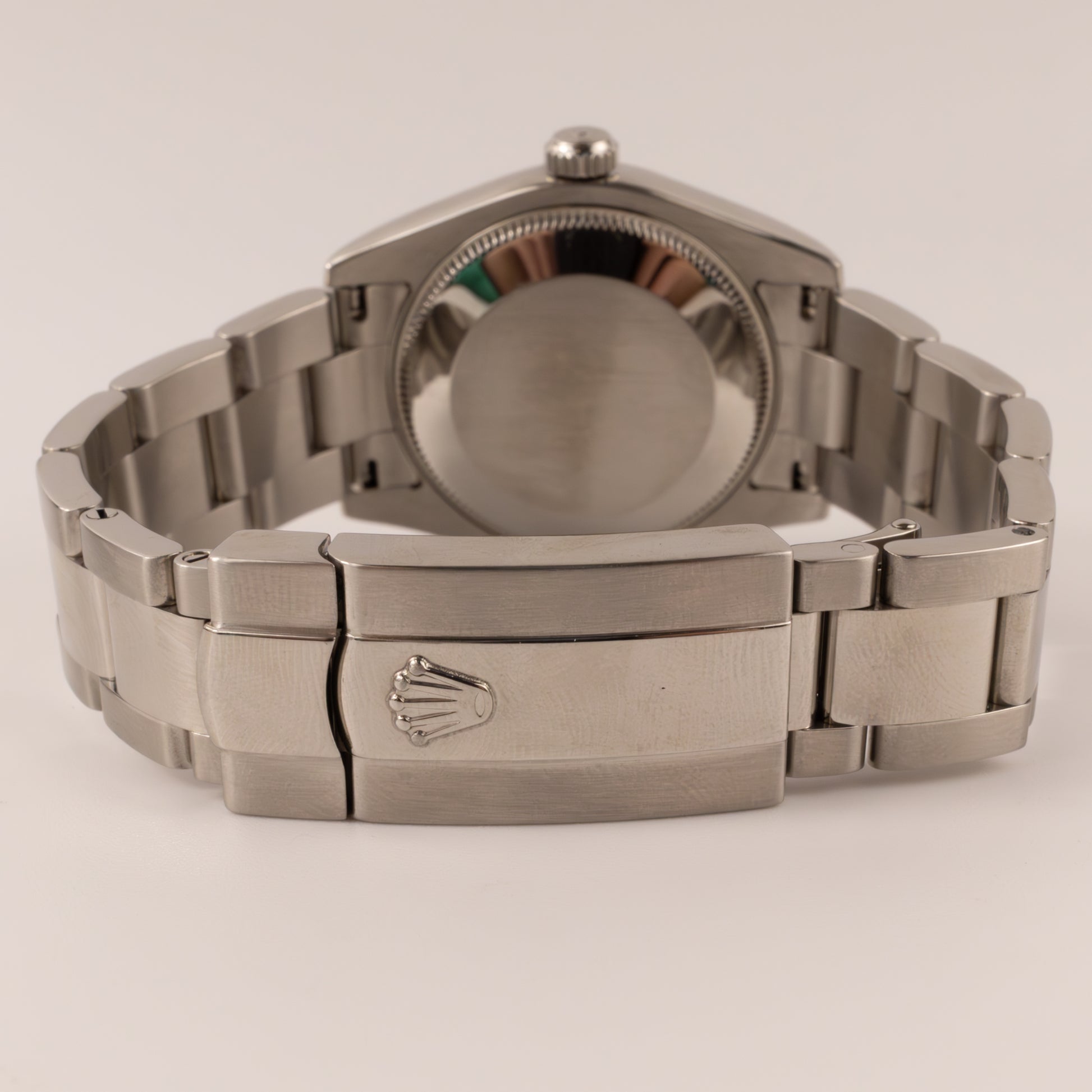 Rolex Pink Dial Datejust Stainless Steel and 18KWG Watch