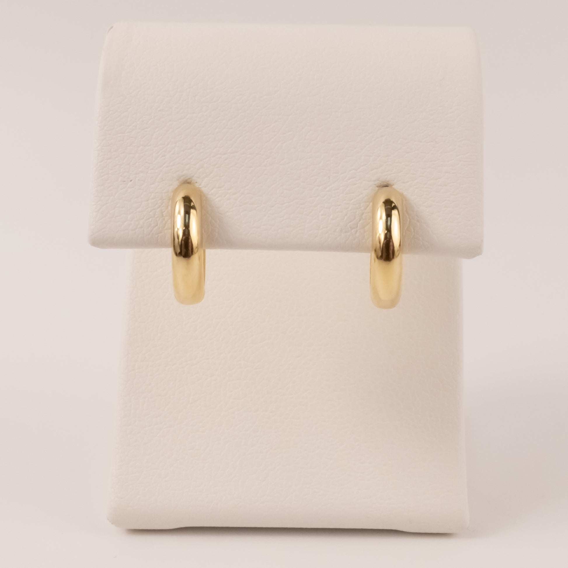 14KYG 3x12mm Hinged Huggie Hoop Earrings