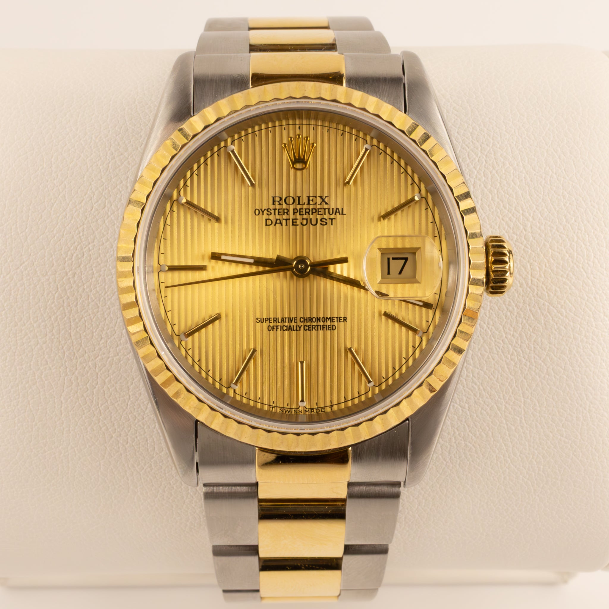 Rolex Datejust Two-Tone Champagne Dial Stainless Steel and 18KYG Watch