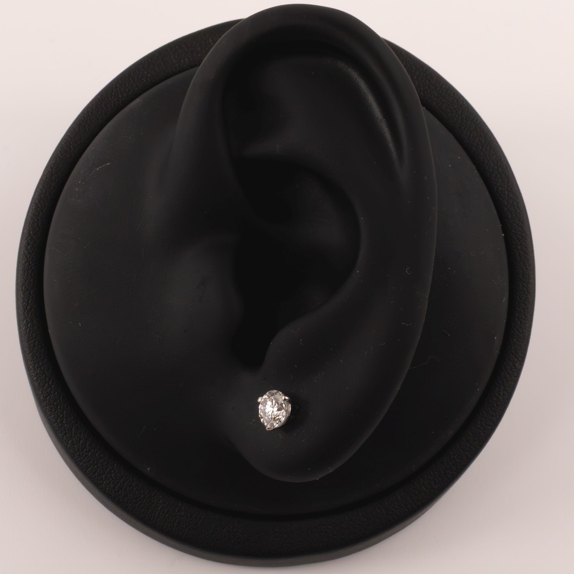 14KWG Lab Grown Diamond 0.75cttw Martini Set Stud Earrings