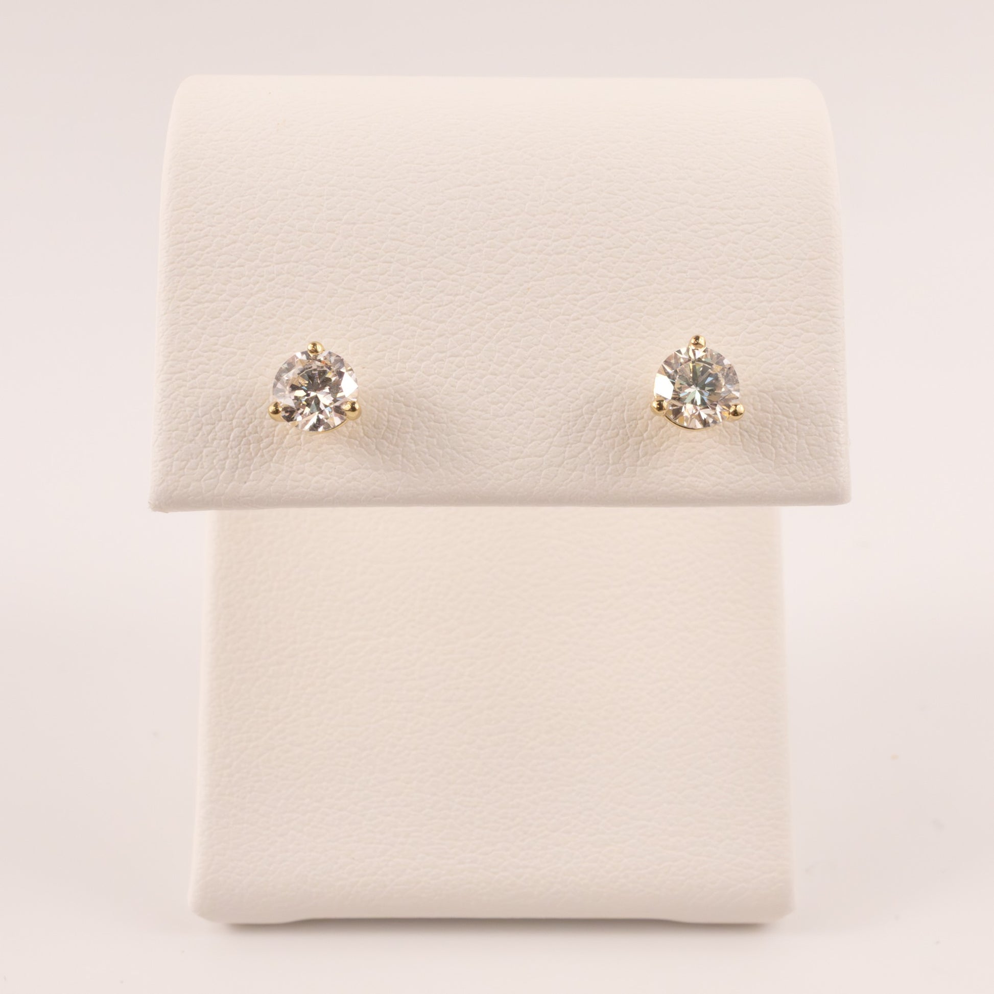 14KYG Lab Grown Diamond 0.75cttw Martini Set Stud Earrings