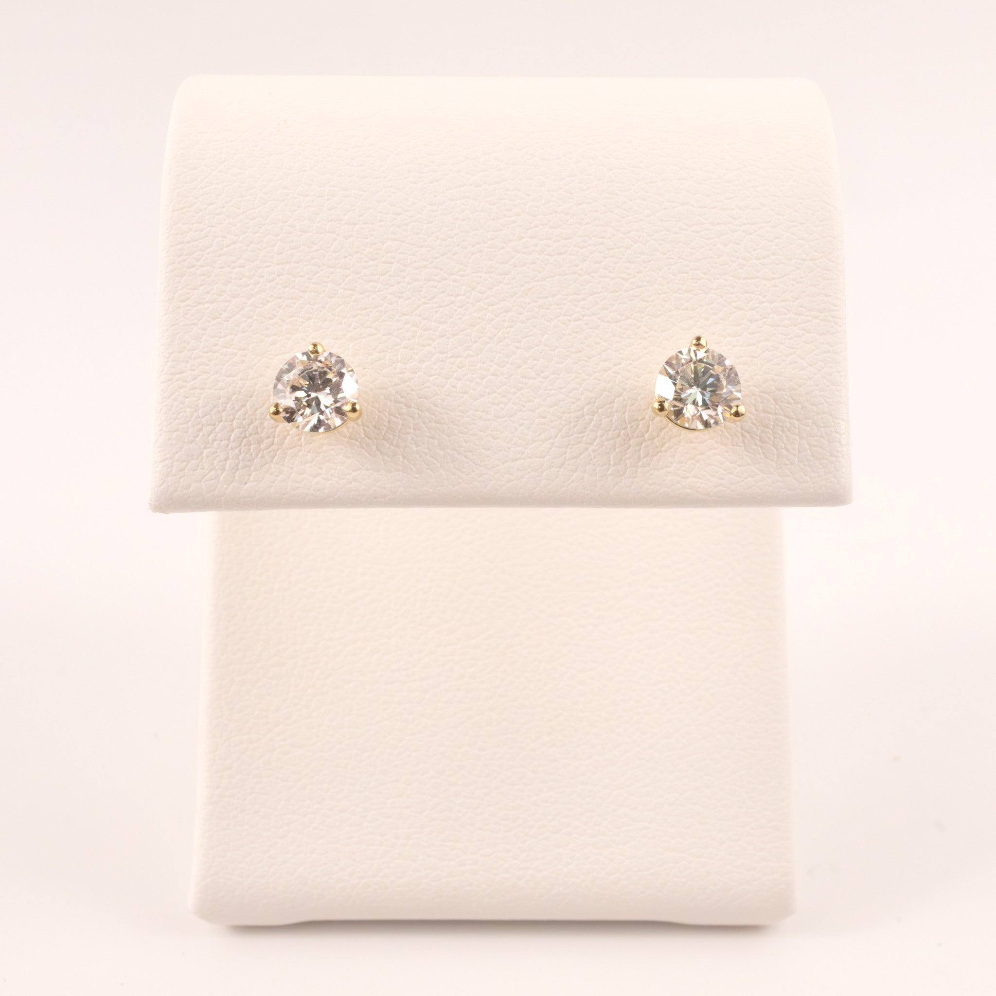 14KYG Lab Grown Diamond 0.75cttw Martini Set Stud Earrings