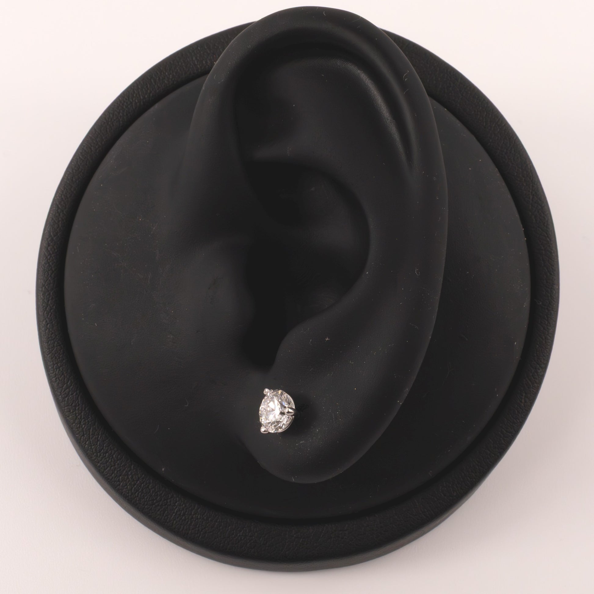 14KWG Lab Grown Diamond 1.00cttw Martini Set Stud Earrings