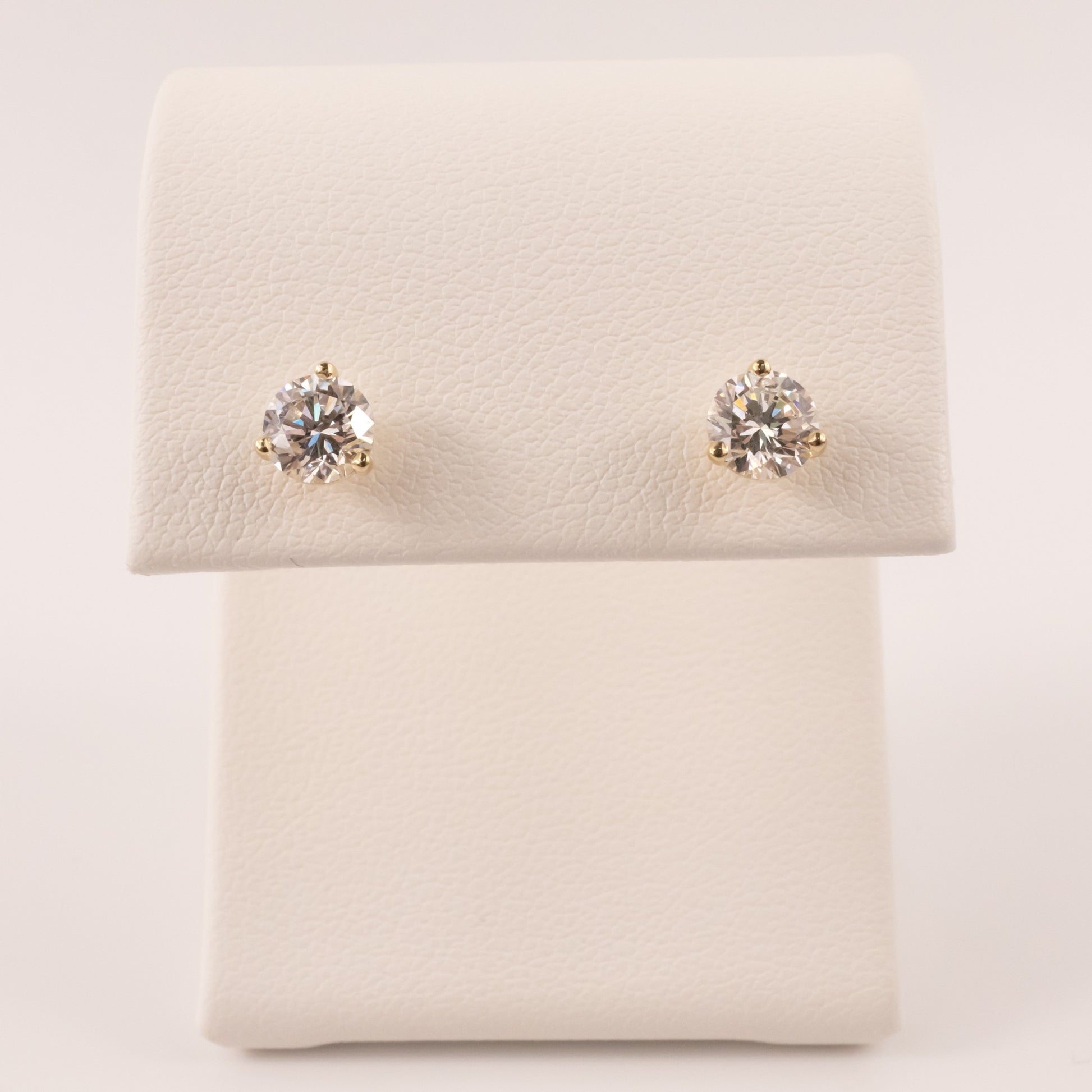 14KYG Lab Grown Diamond 1.00cttw Martini Set Stud Earrings