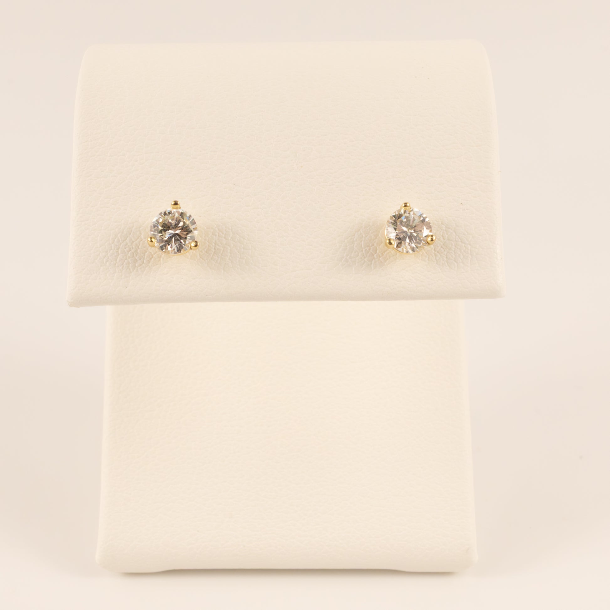 14KYG Diamond 0.51cttw Martini Set Stud Earrings