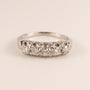 18KWG Vintage Jabel 5-Stone Diamond Band