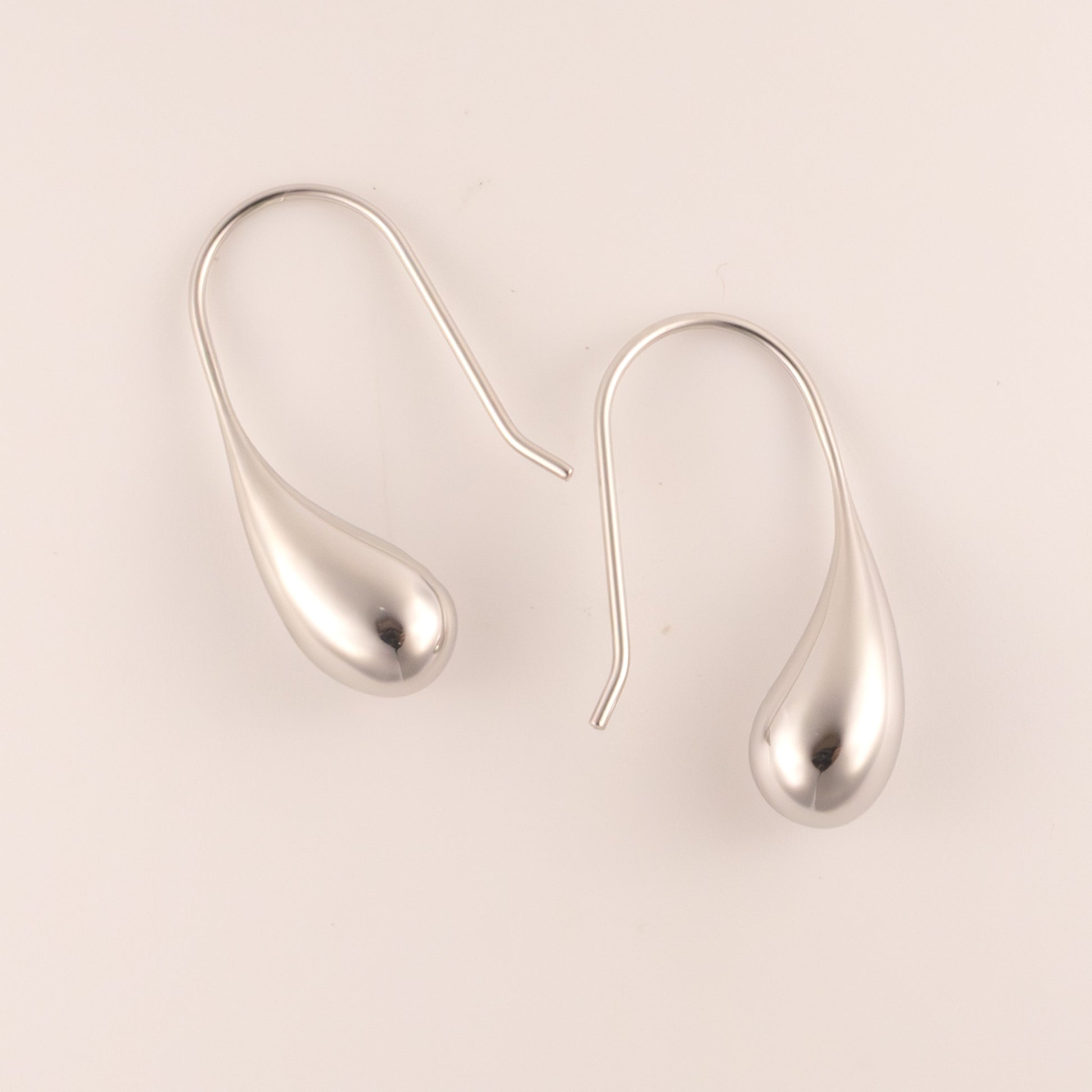 Sterling Silver Teardrop Raindrop Earrings