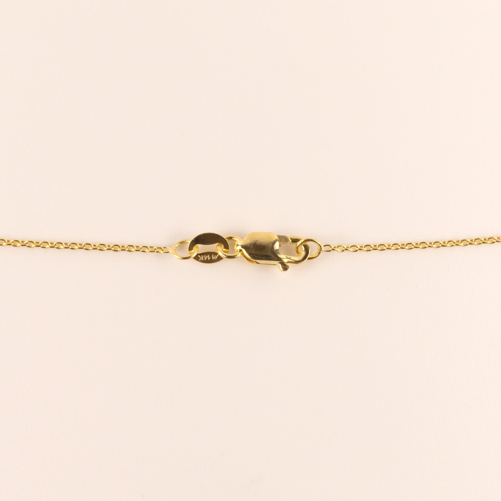 14KYG Cable Chain 1.0mm 18"