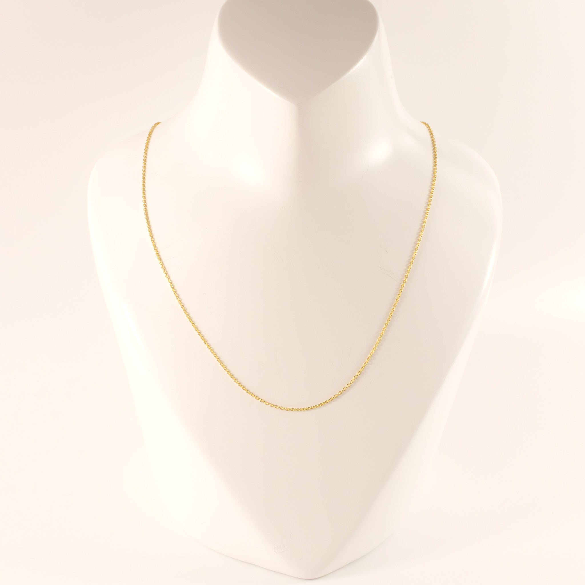 14KYG Cable Chain 1.0mm 20"