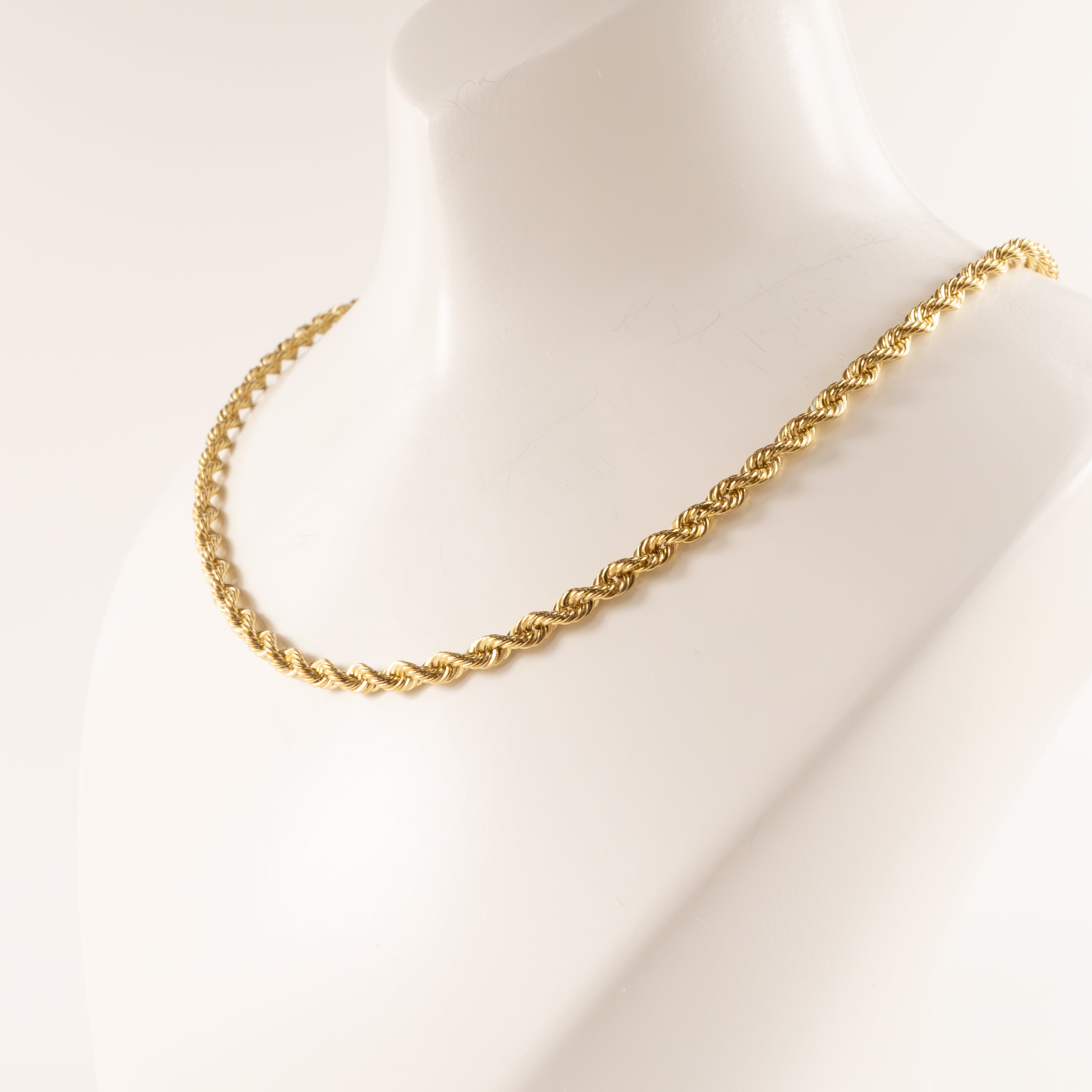 14KYG Rope Chain 3.1mm 20.5"