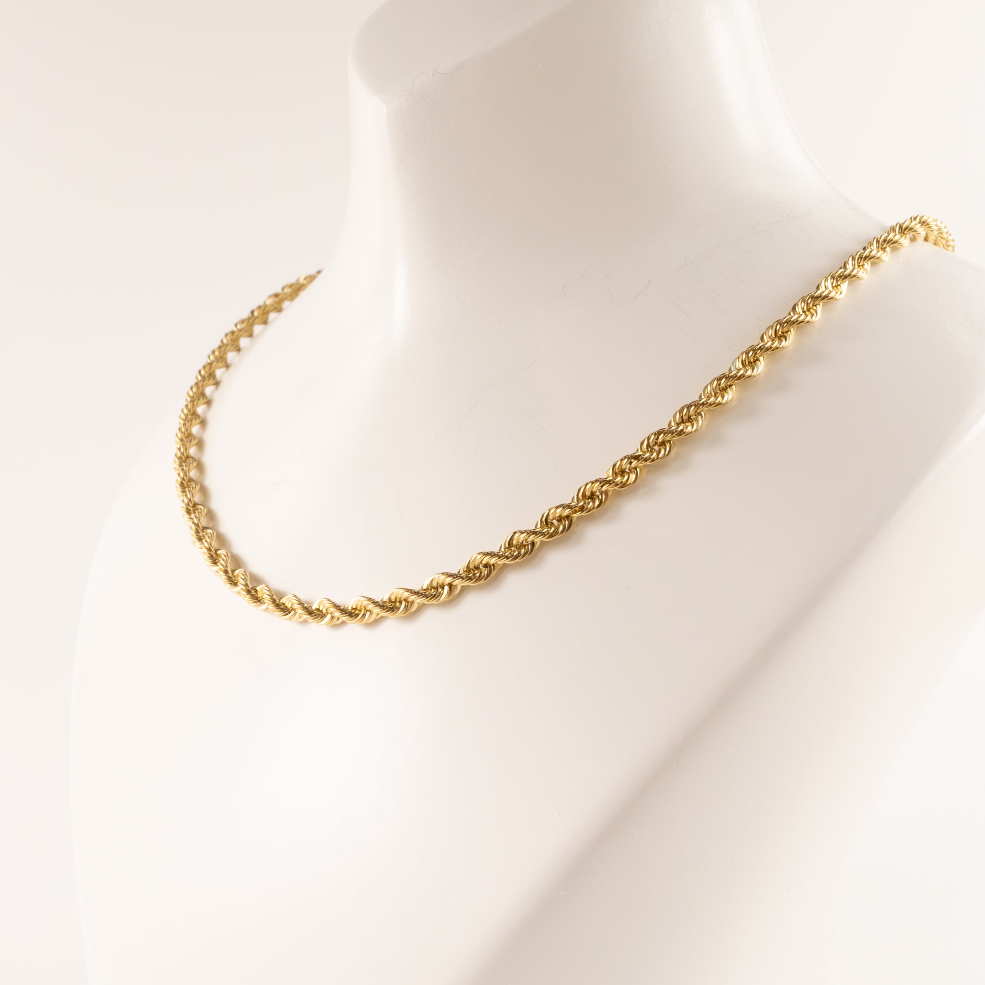 14KYG Rope Chain 3.1mm 20.5"