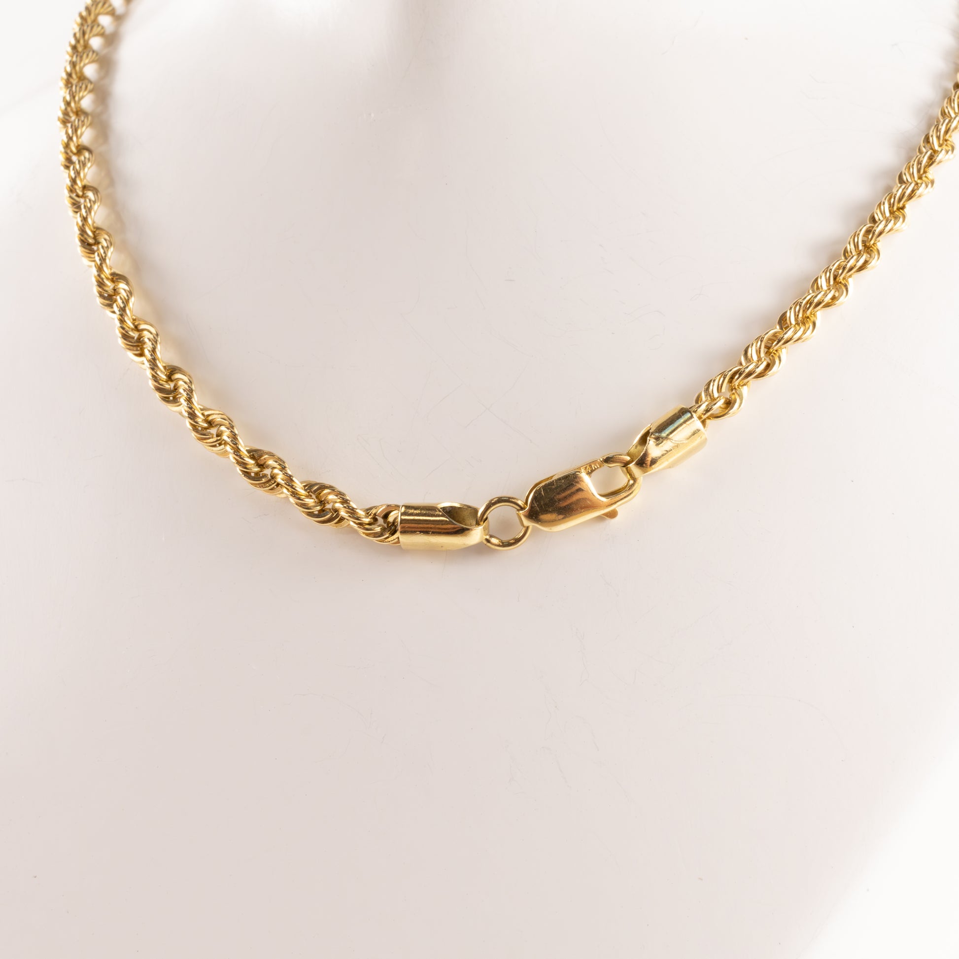 14KYG Rope Chain 3.1mm 20"