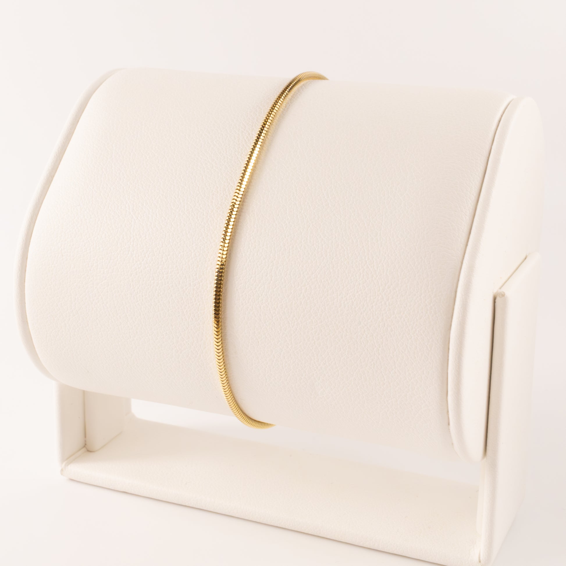 18KYG Snake Chain Bracelet