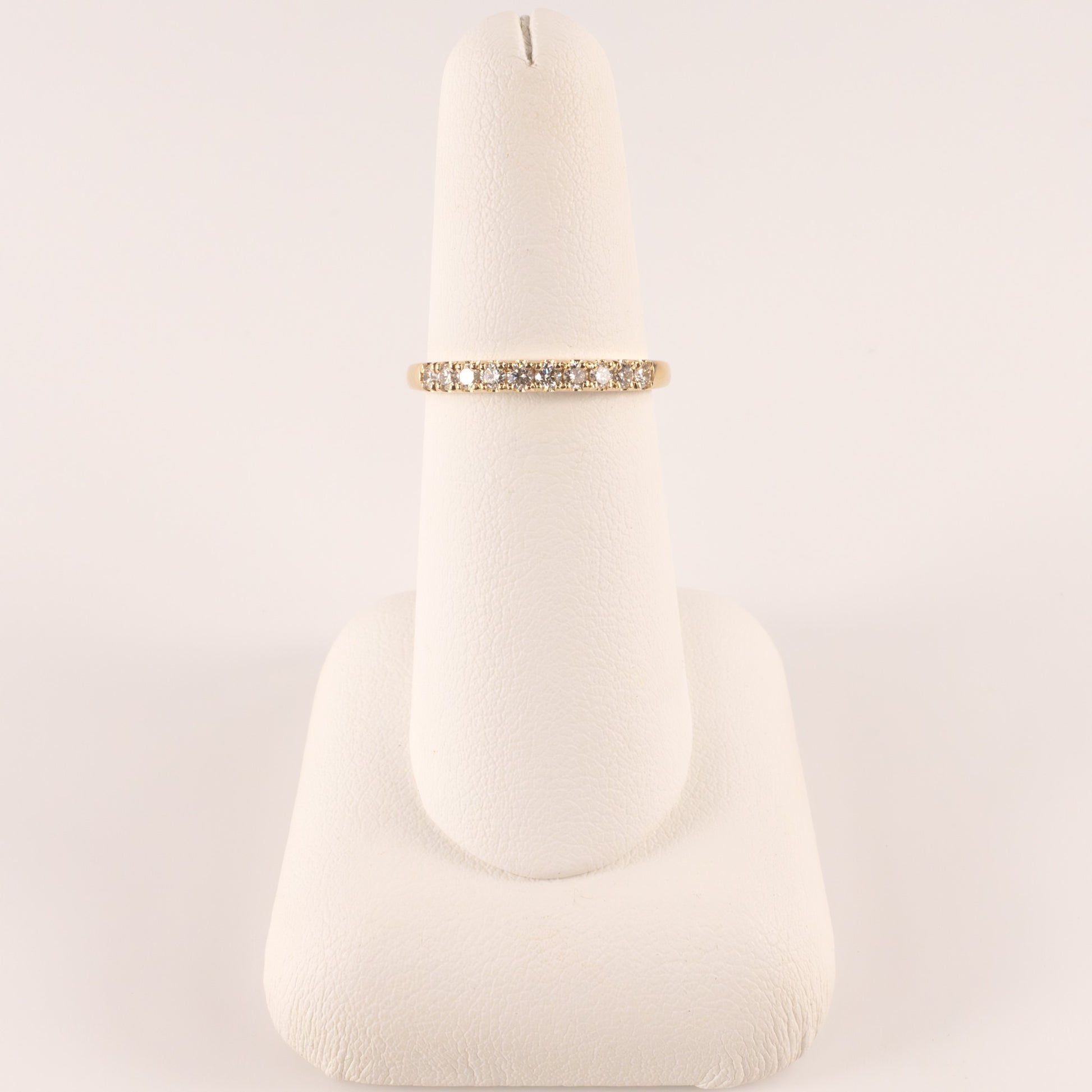 14KYG 10-Stone 0.25cttw Diamond Band
