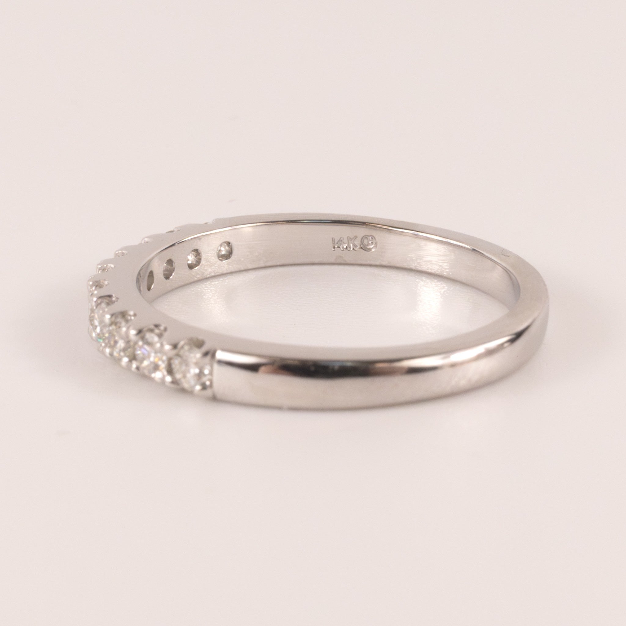 14KWG 10-Stone 0.33cttw Diamond Band