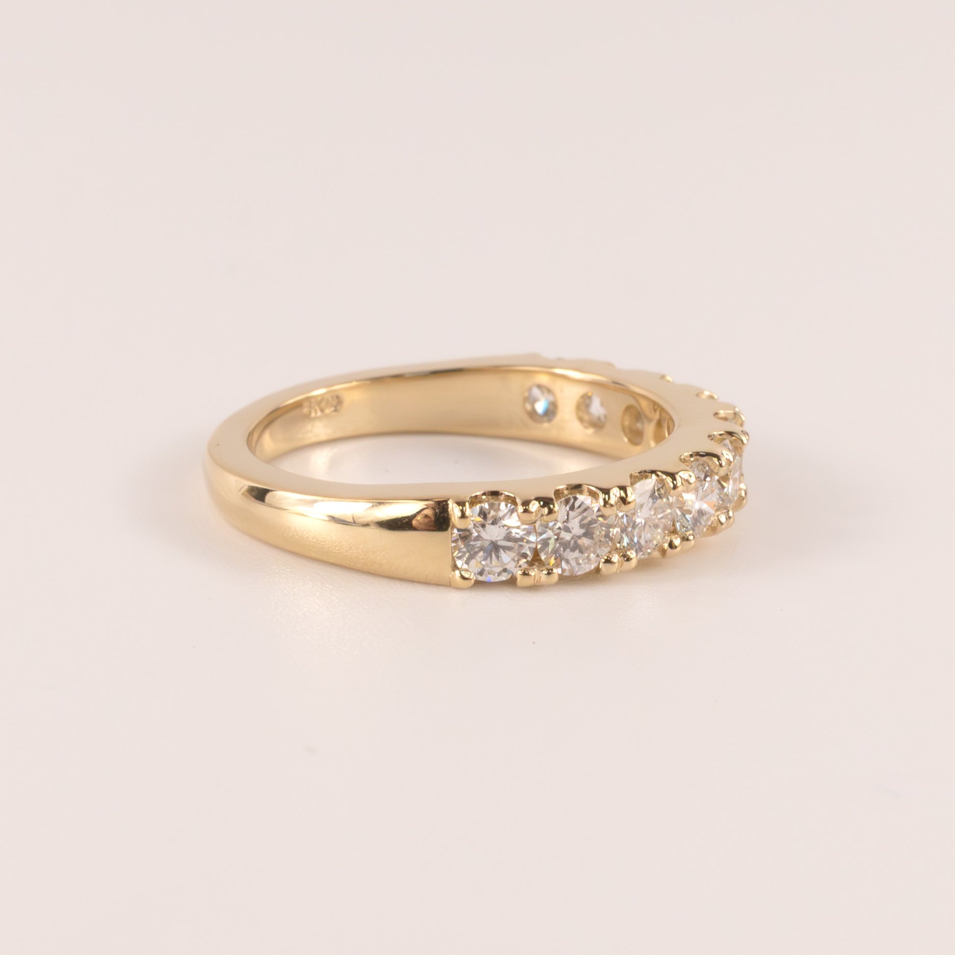 14KYG 10-Stone 1.00cttw Diamond Band