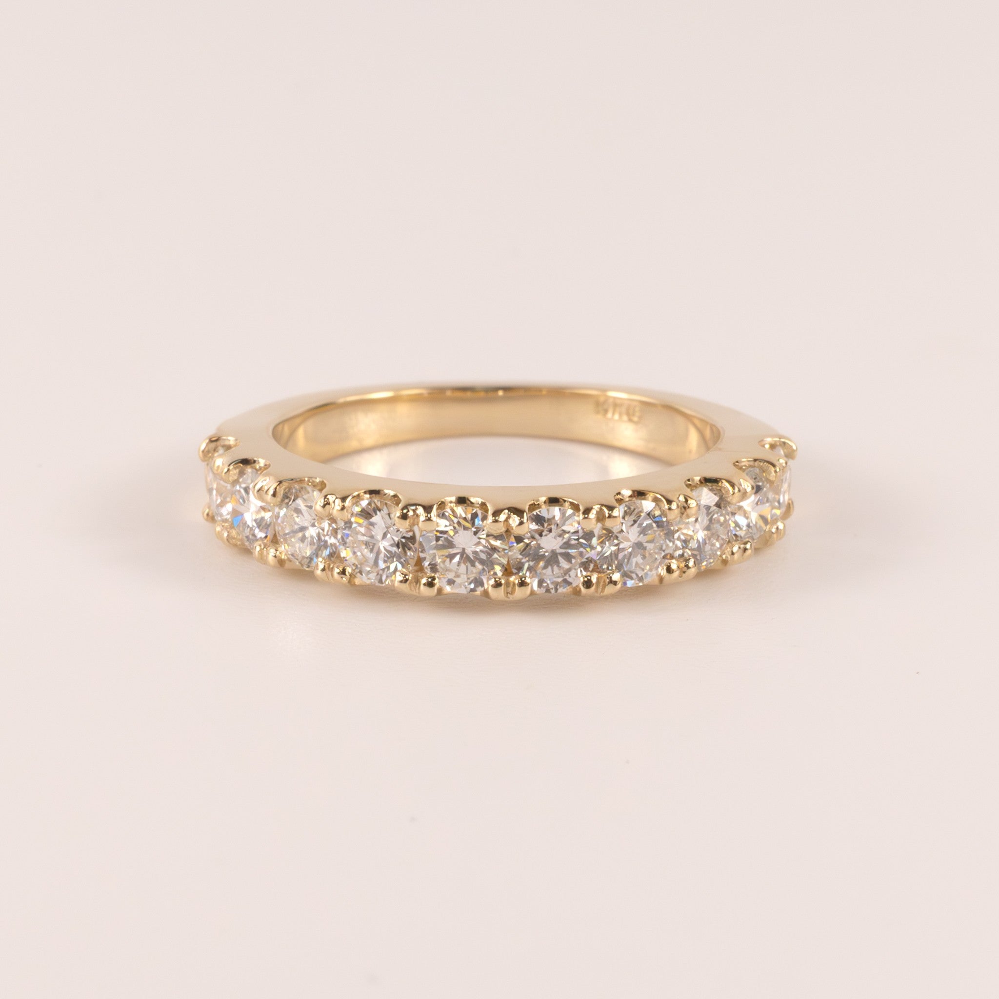 14KYG 10-Stone 1.00cttw Diamond Band