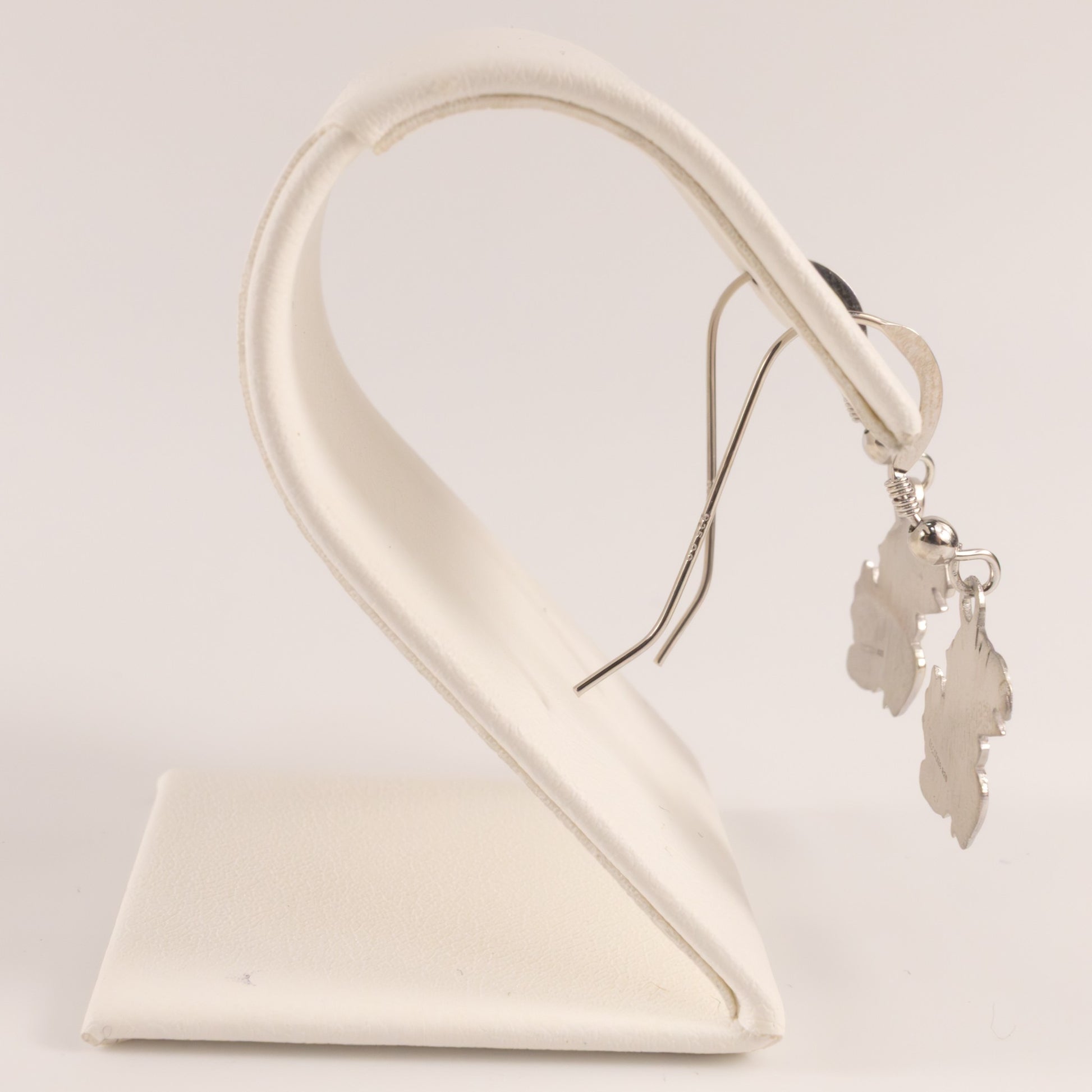 Sterling Silver KU Jayhawk Dangle Earrings