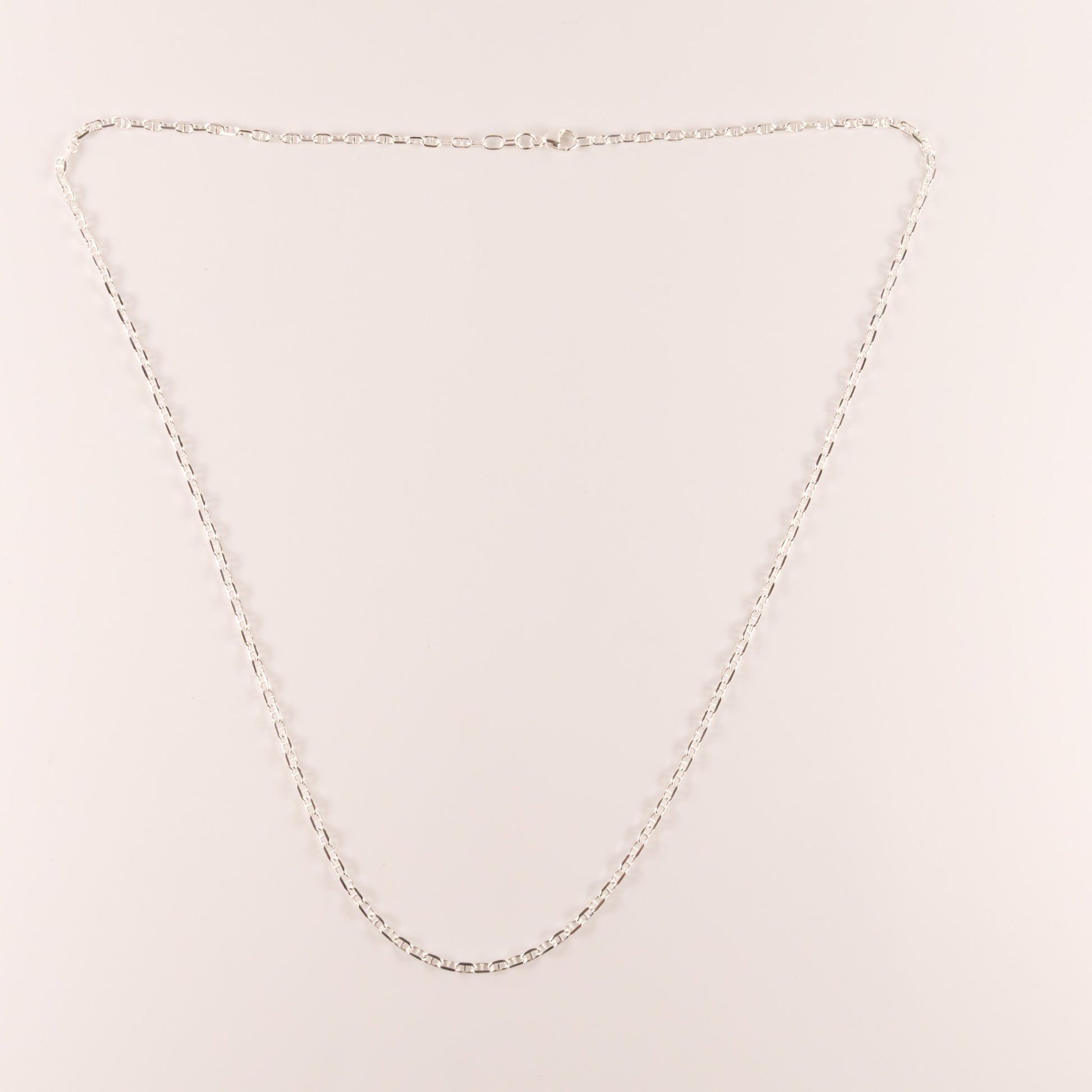 Sterling Silver Anchor 2.3mm 20" Chain