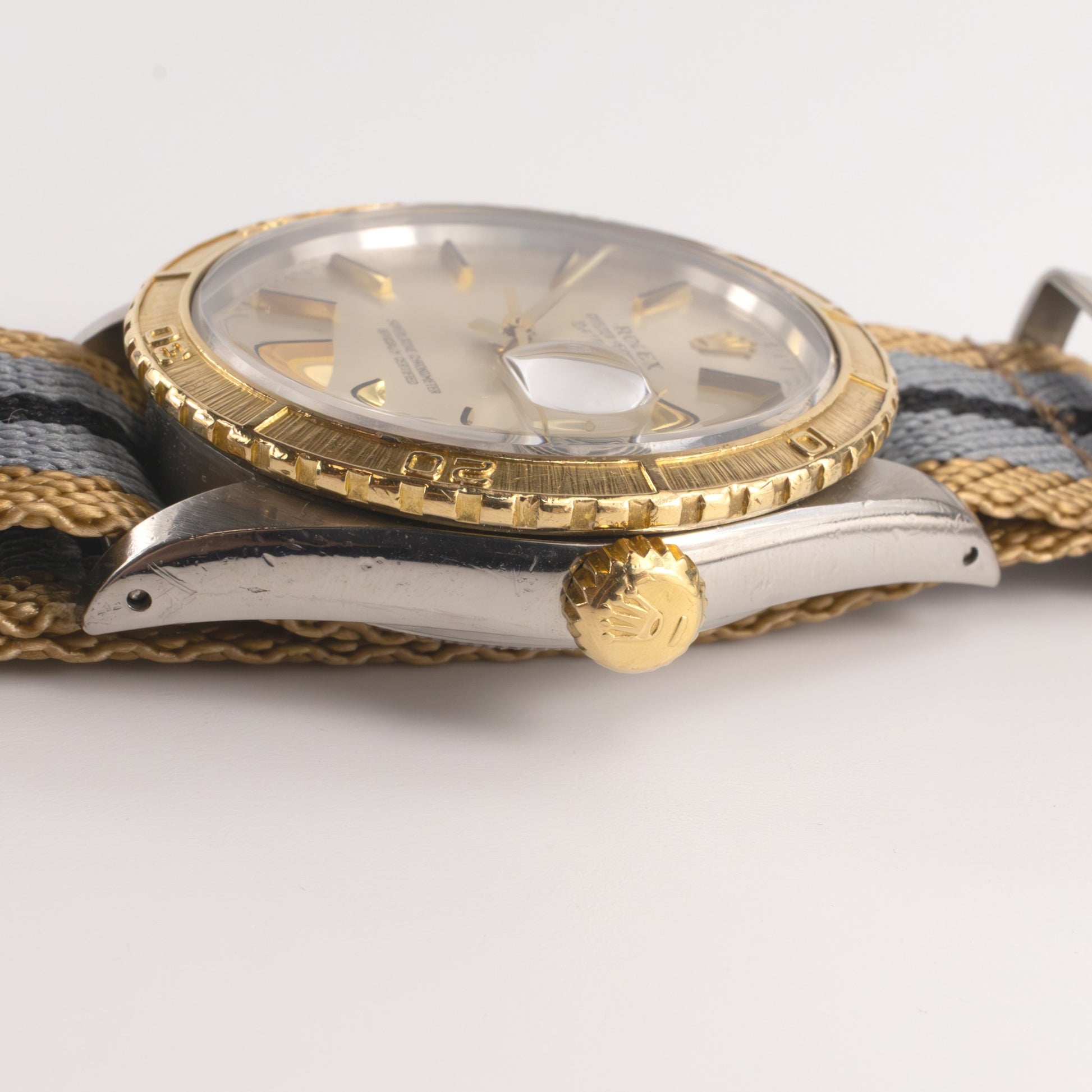 Vintage Rolex 1986 Datejust 18KYG Thunderbird Bezel Watch