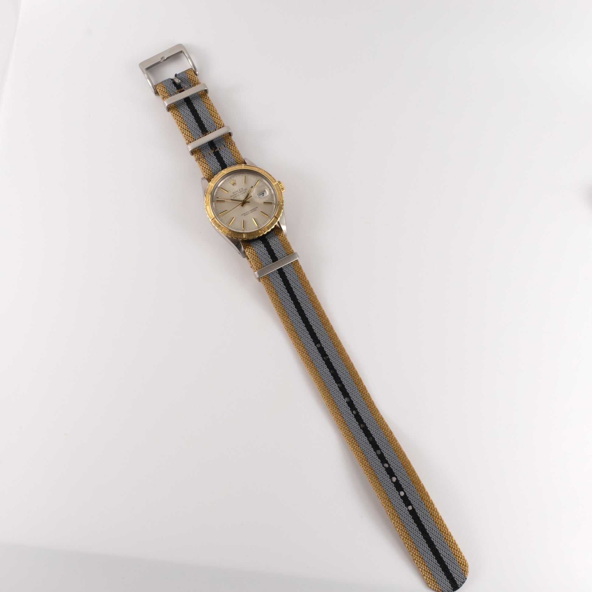 Vintage Rolex 1986 Datejust 18KYG Thunderbird Bezel Watch
