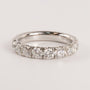 14KWG Lab Grown 1.54cttw Half-Way Diamond Band