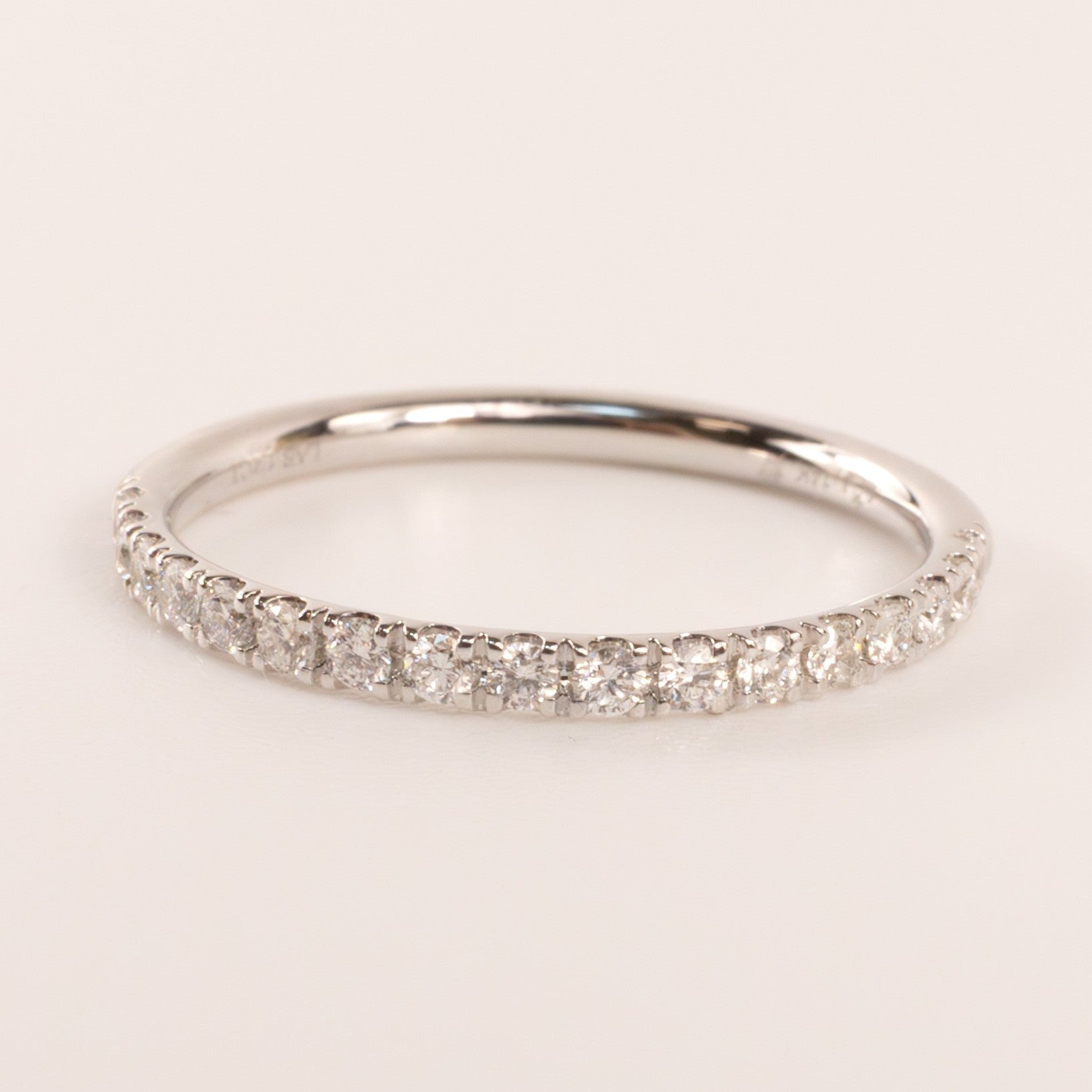 14KWG Lab Grown 0.22cttw Half-Way Diamond Band