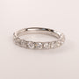 14KWG Lab Grown 0.74cttw Half-Way Diamond Band