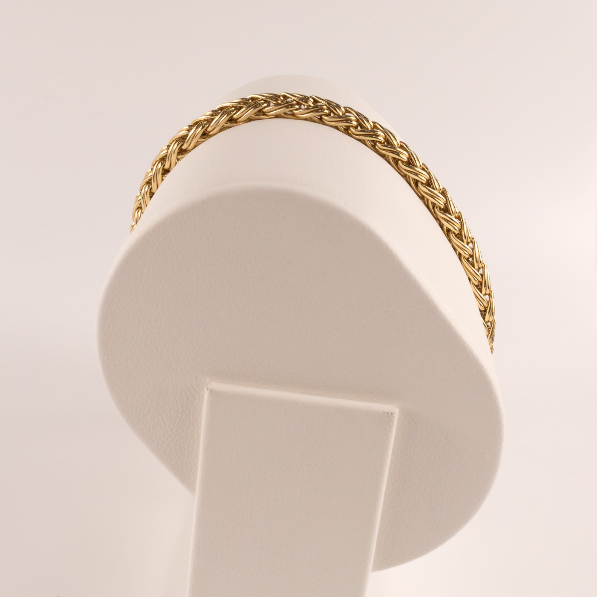 14KYG Vintage Tiffany & Co. Russian Weave/Wheat Bracelet