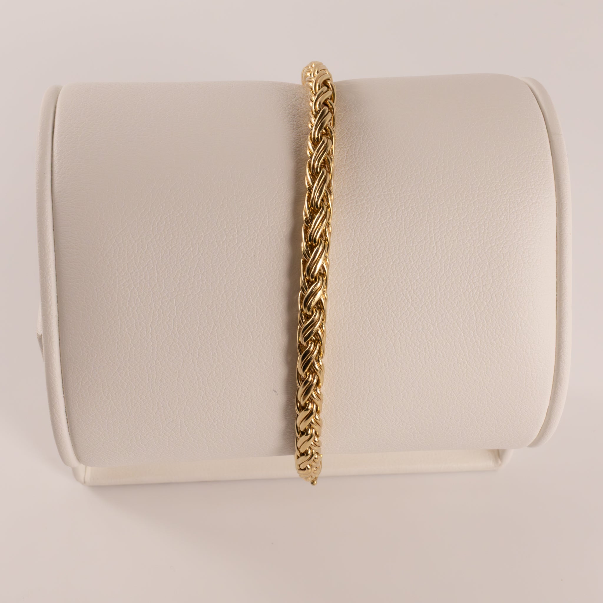 14KYG Vintage Tiffany & Co. Russian Weave/Wheat Bracelet