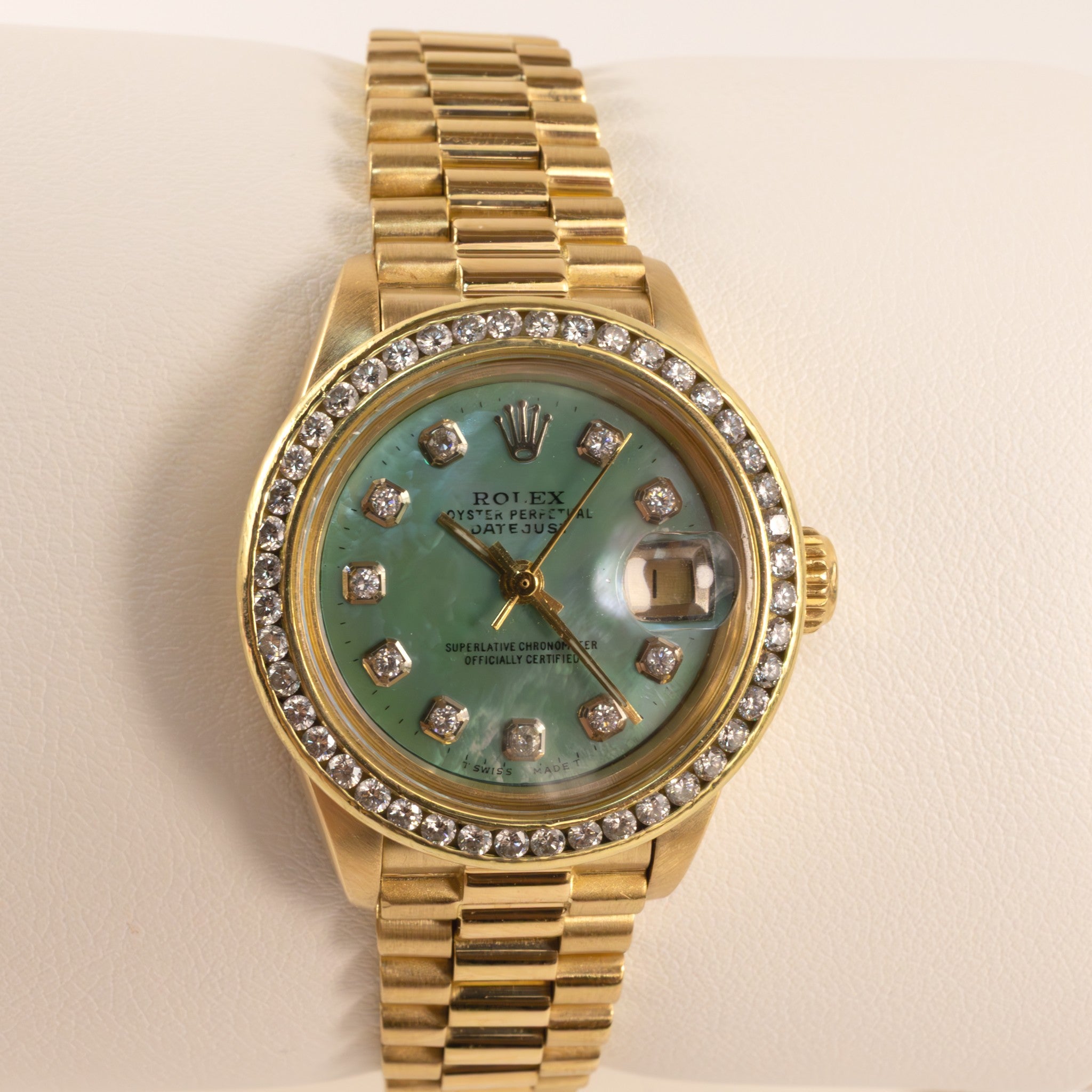 18KYG 1979 Ladies Rolex Datejust Watch