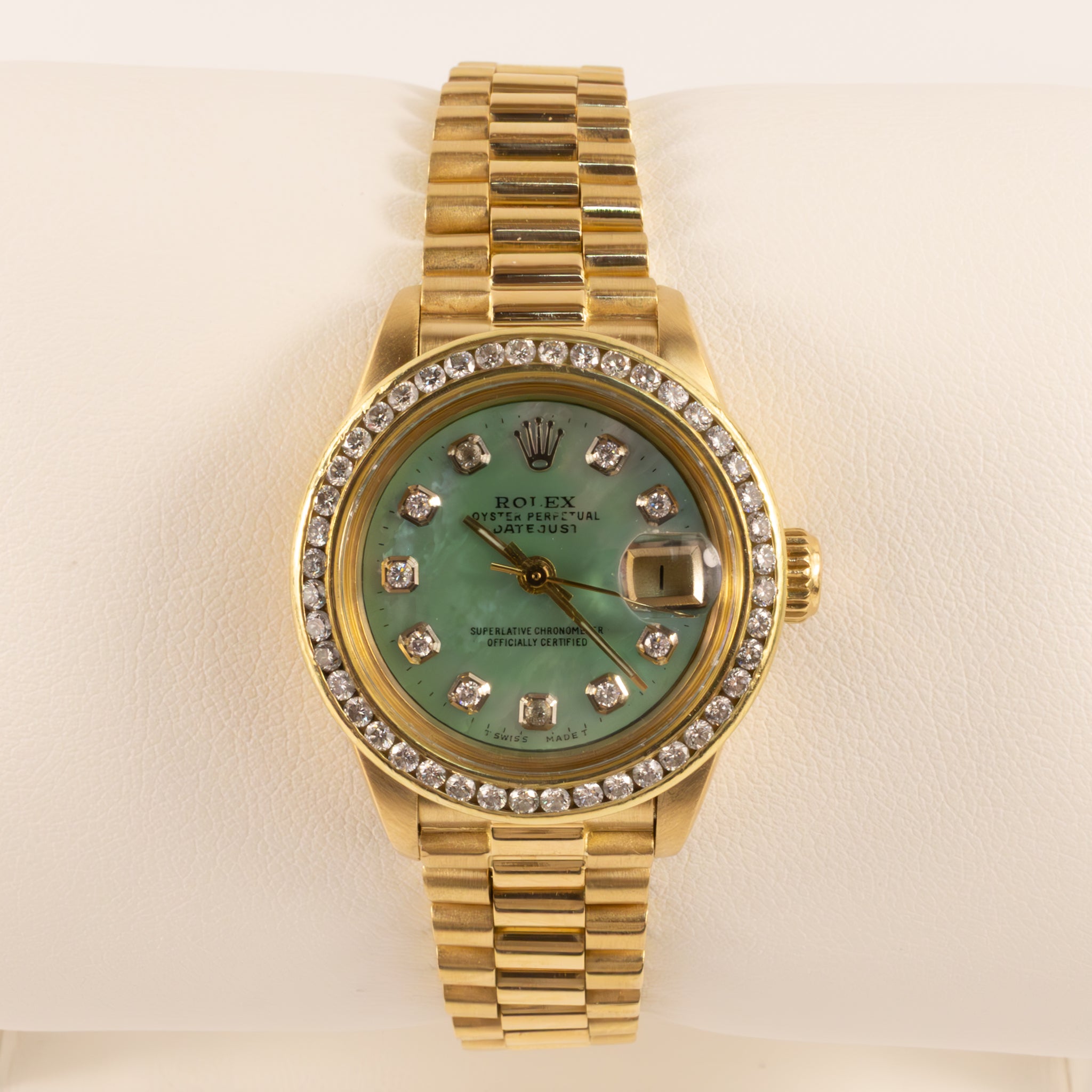18KYG 1979 Ladies Rolex Datejust Watch