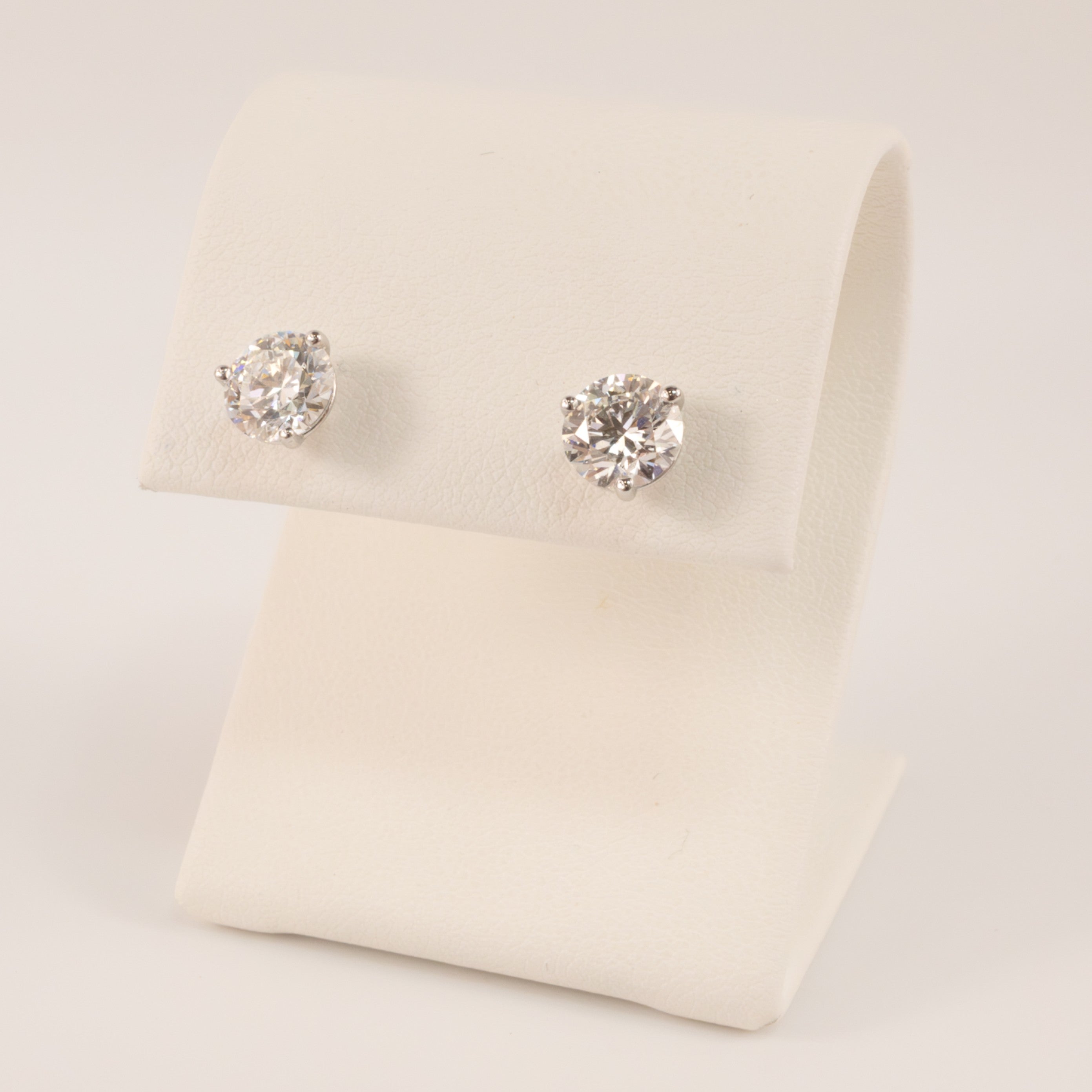 14KWG Lab Grown Diamond 2.04cttw Stud Earrings