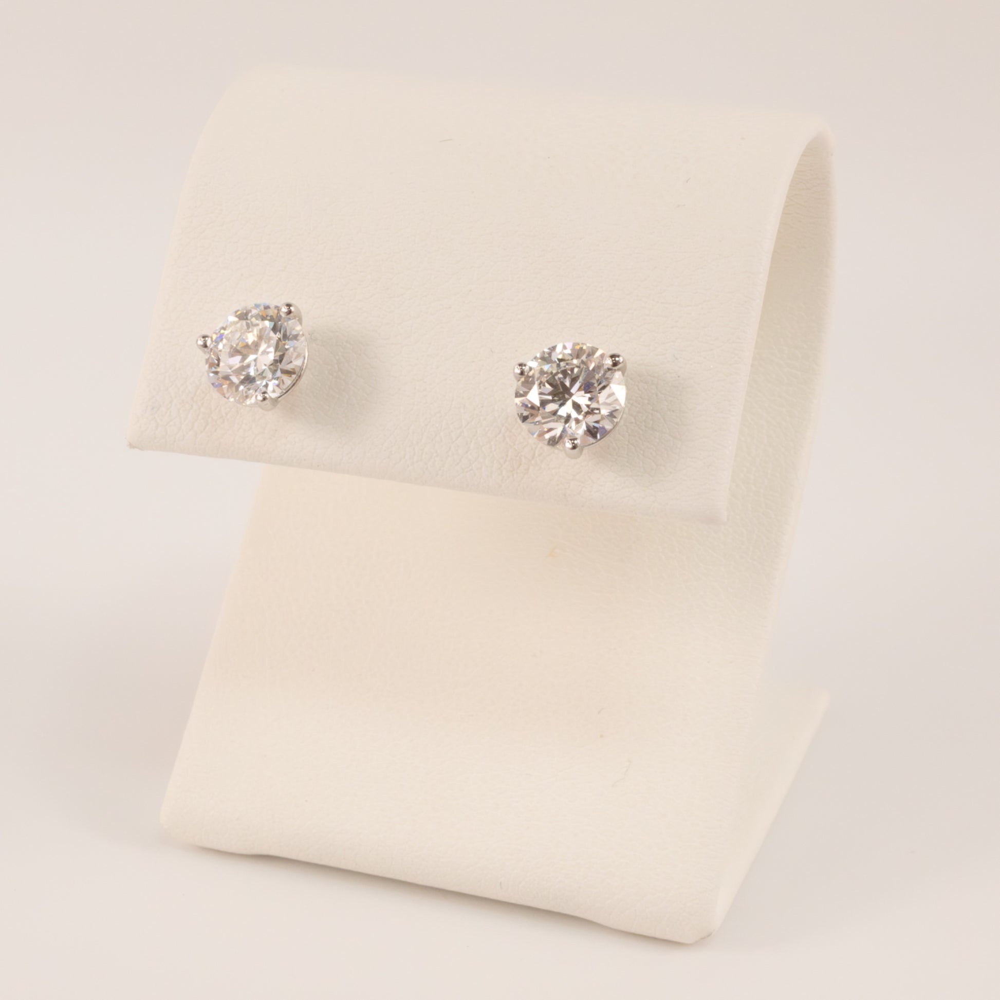 14KWG Lab Grown Diamond 2.04cttw Stud Earrings