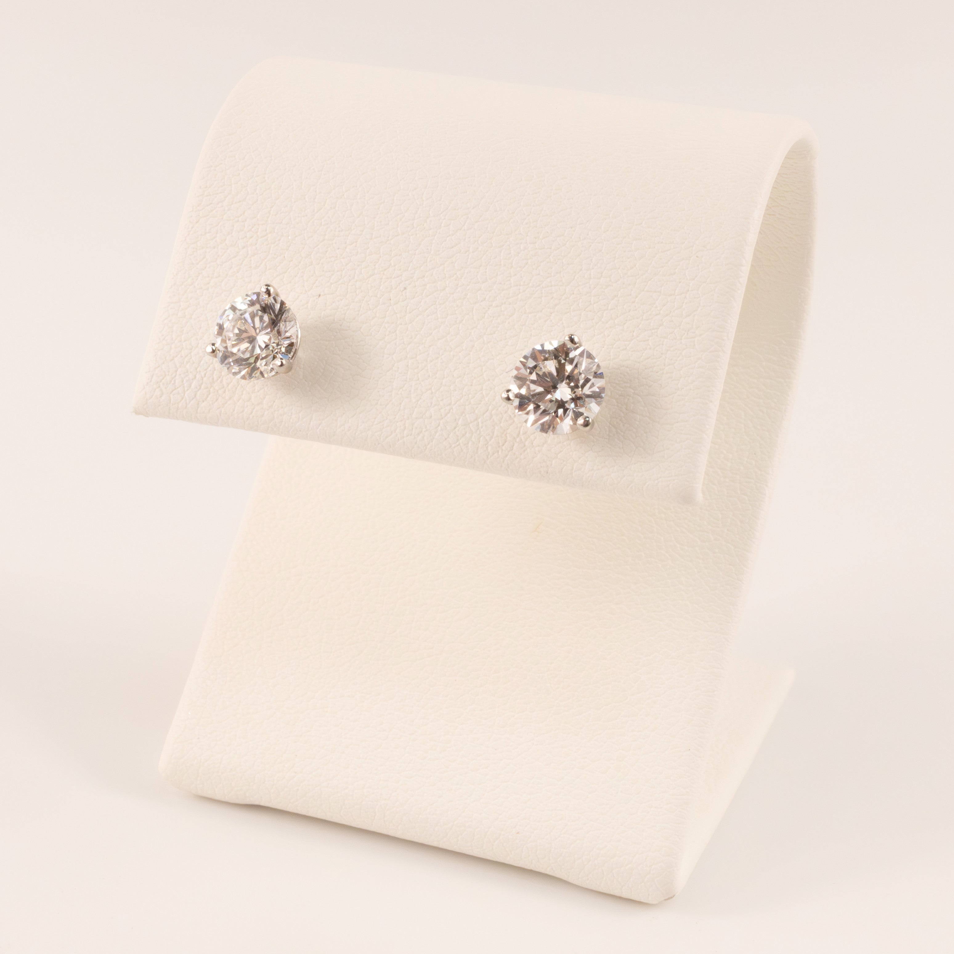 14KWG Lab Grown Diamond 1.50cttw Stud Earrings