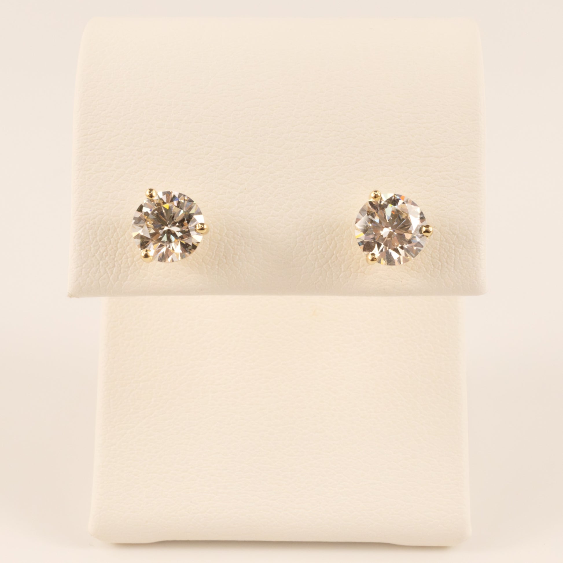 14KWG Lab Grown Diamond 2.02cttw Stud Earrings