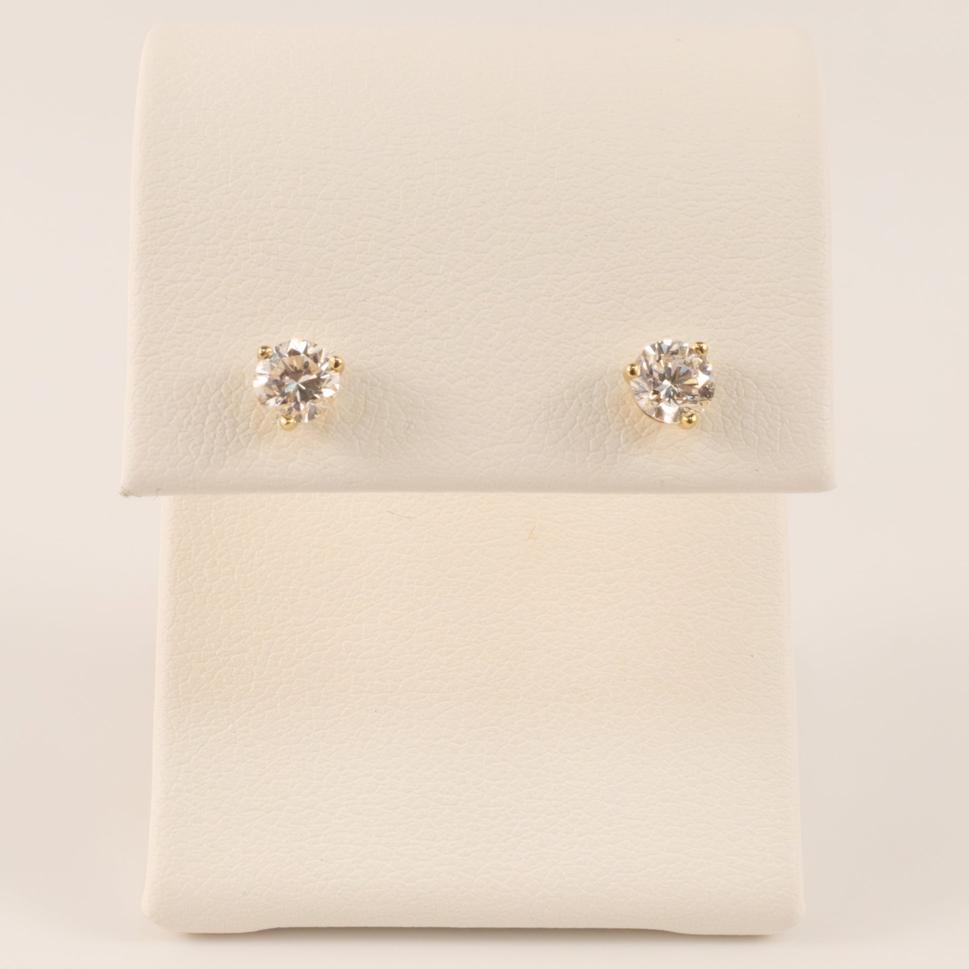 14KWG Lab Grown Diamond 0.75cttw Stud Earrings