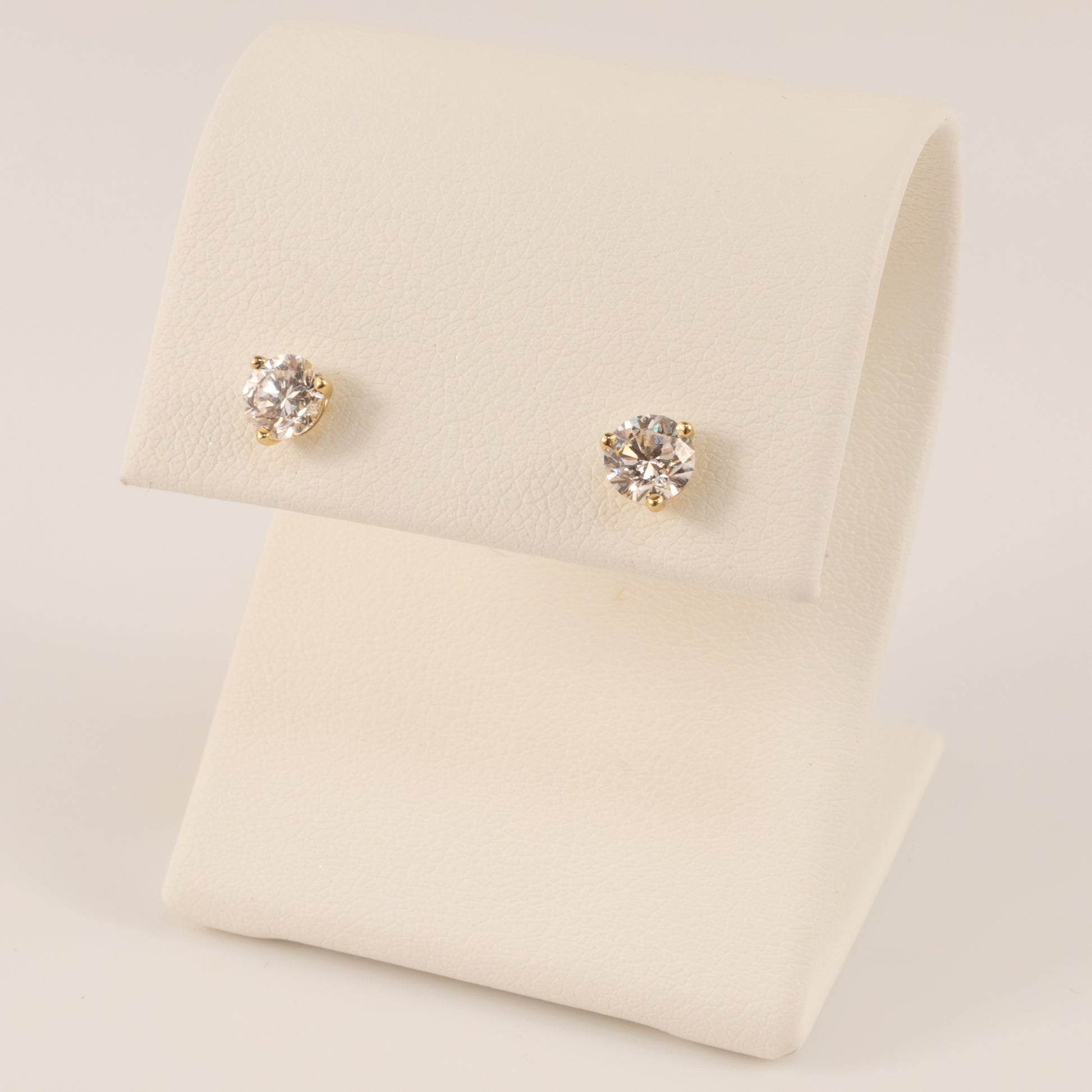 14KWG Lab Grown Diamond 0.75cttw Stud Earrings