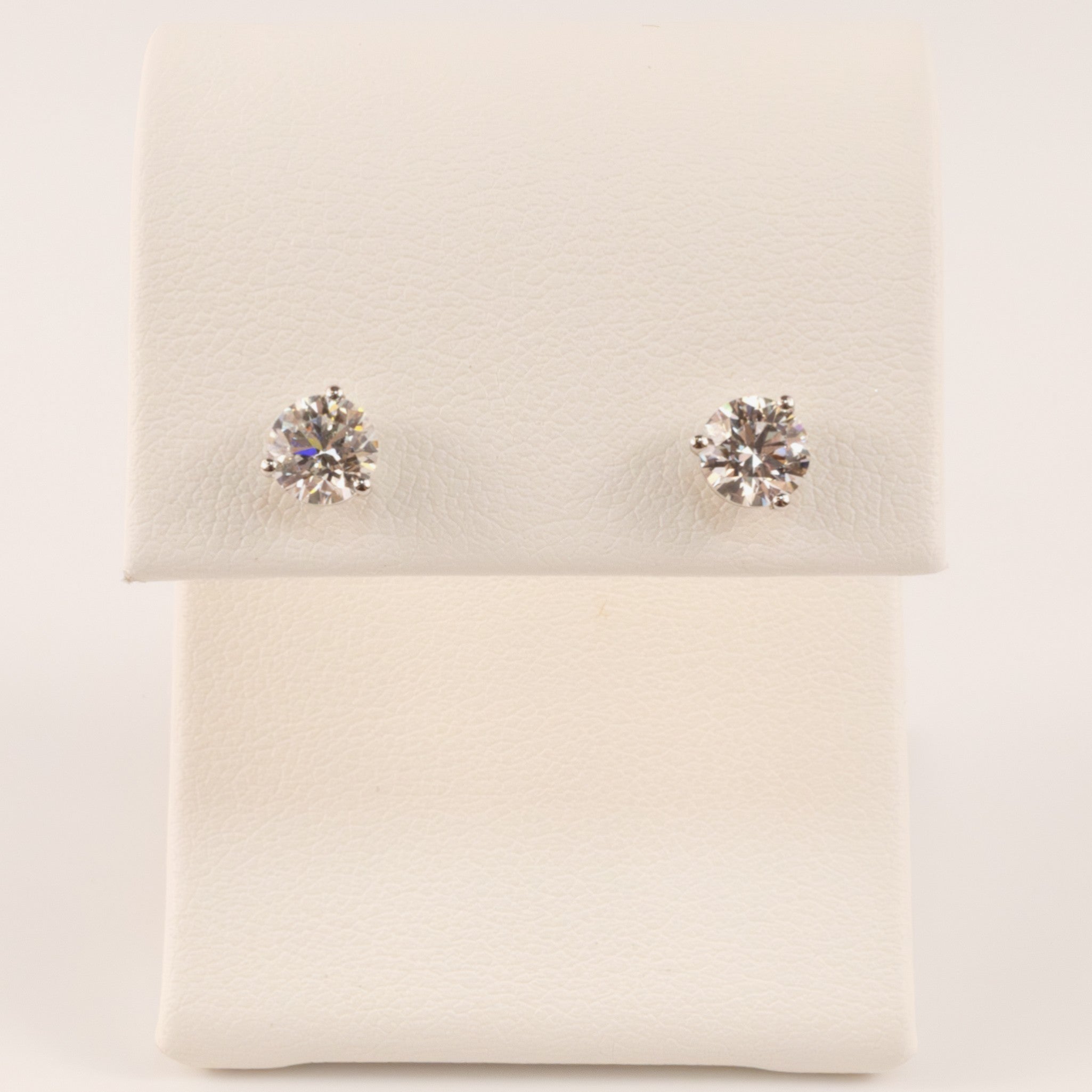 14KWG Lab Grown Diamond 1.00cttw Stud Earrings