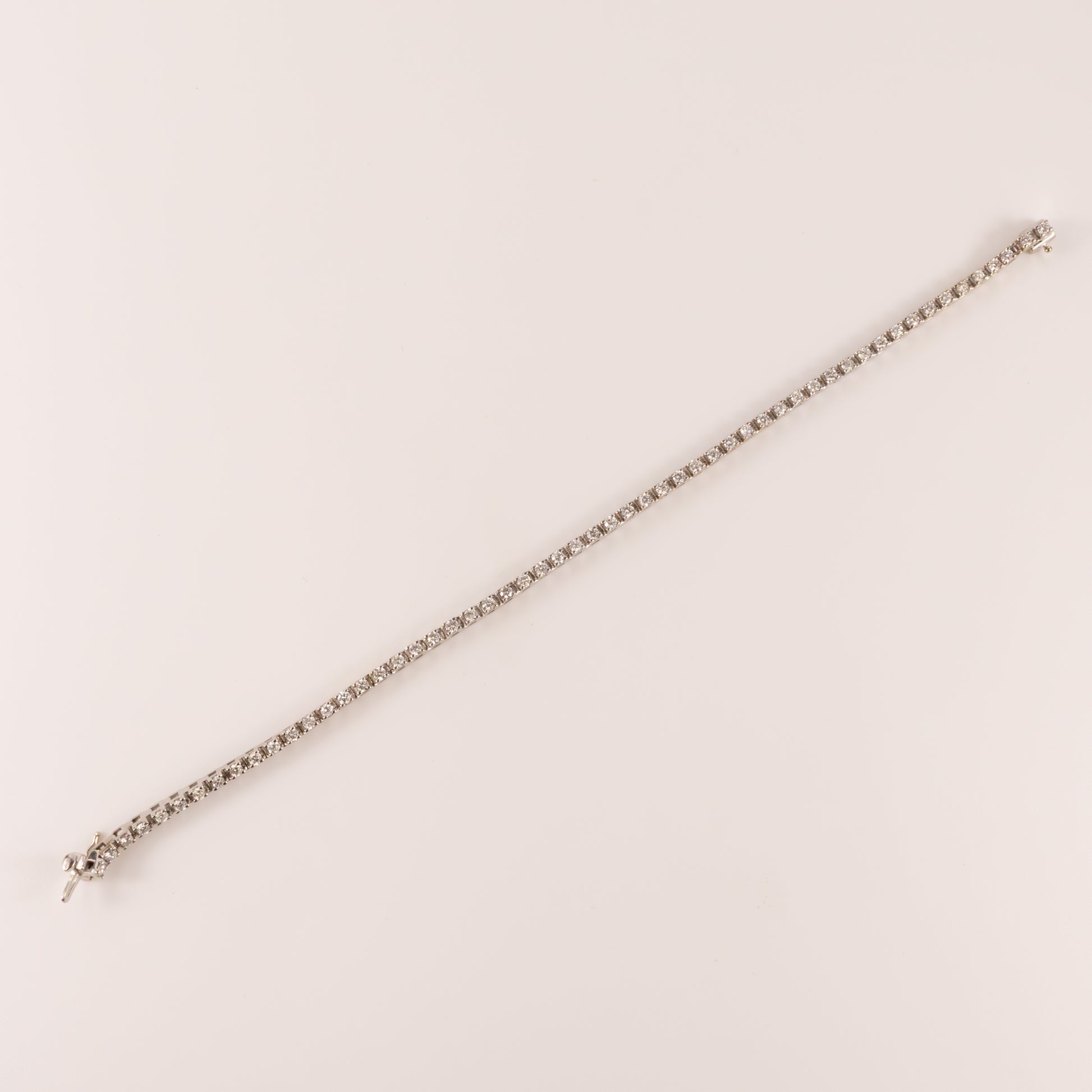 14KWG Diamond 1.60cttw Tennis Bracelet